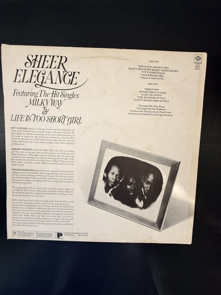 Sheer Elegance Sheer Elegance Vinyl Record Album image 2