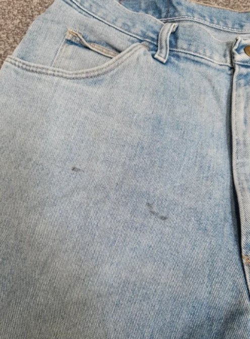 Wrangler Light Blue Denim Shorts 36" image 5
