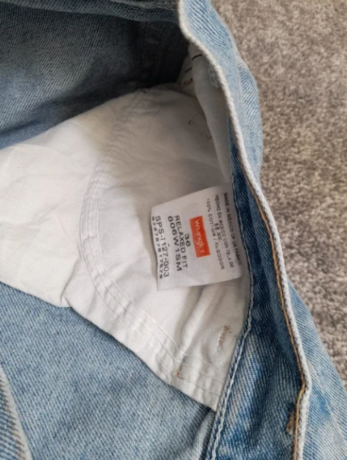 Wrangler Light Blue Denim Shorts 36" image 6