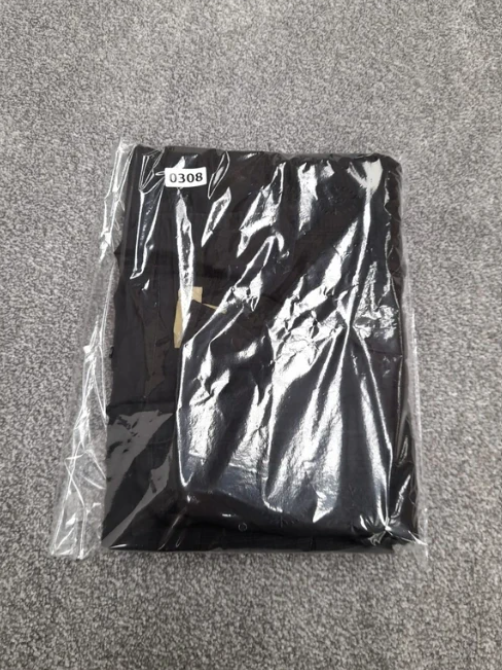 Cabana Black Embroidered Short Sleeve Shirt 4XL image 7