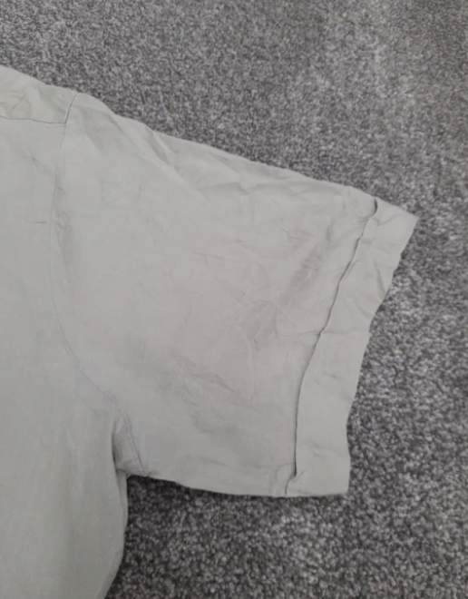 Daccord Grey Short Sleeve Button Shirt 2X image 5