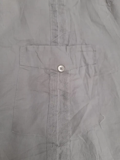 Daccord Grey Short Sleeve Button Shirt 2X image 7