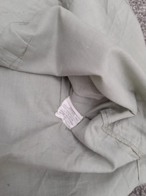 Haband Guayabera Light Grey Shirt Embroidered 3X image 3