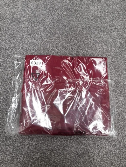 Chic Elegant Burgundy Embroidered Shirt L image 7