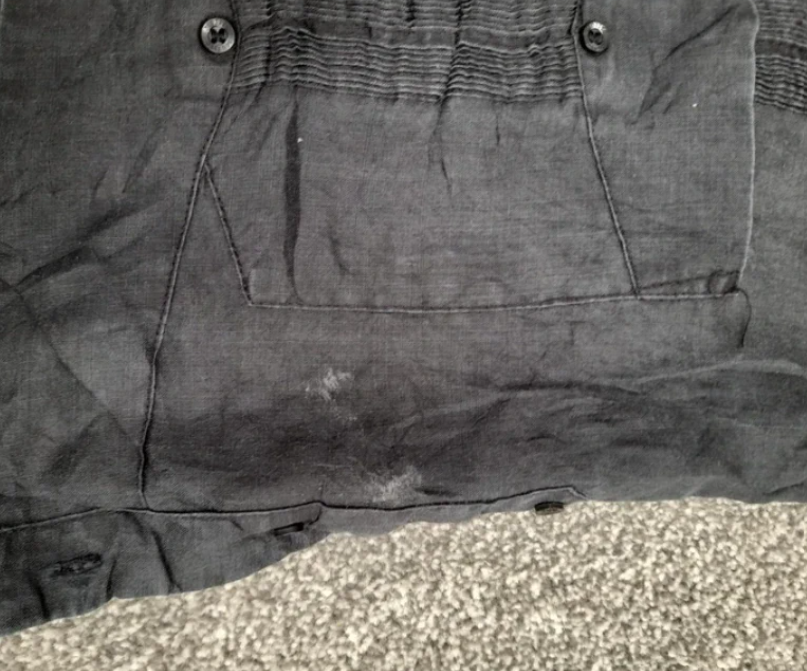 Mojito Black Linen Shirt Tito's Vodka Embroidered M image 4