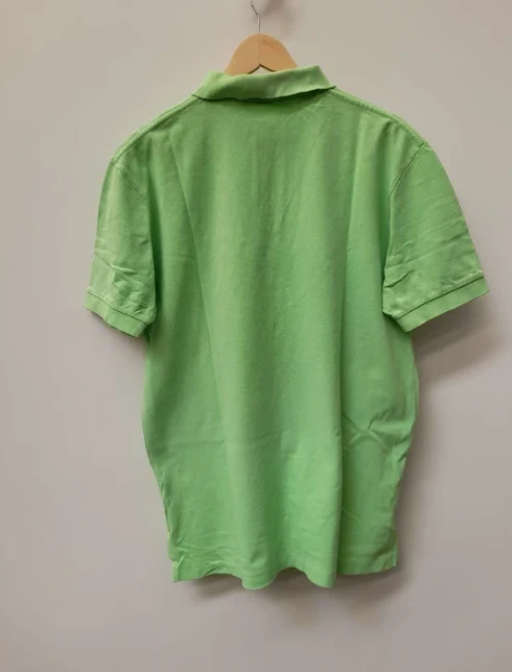 Polo Ralph Lauren cotton mesh polo shirt ,lime green,L image 3