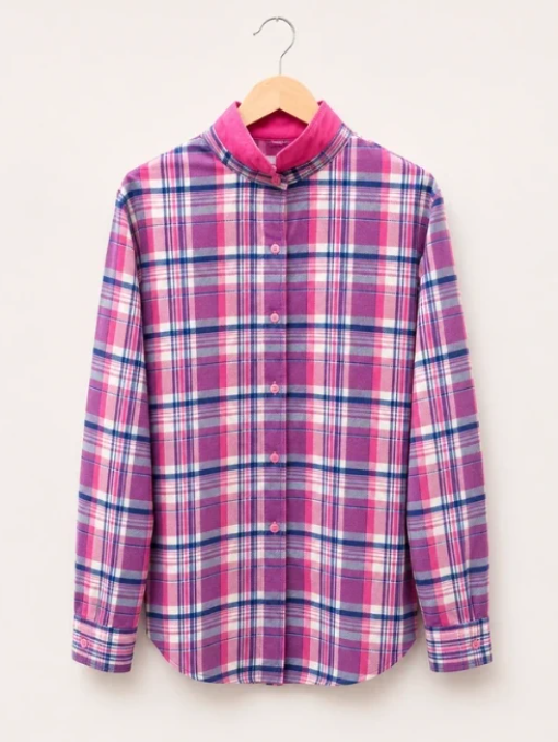 Riders by Lee microfleece Long sleeve shirt, pink and blue ,XXXL