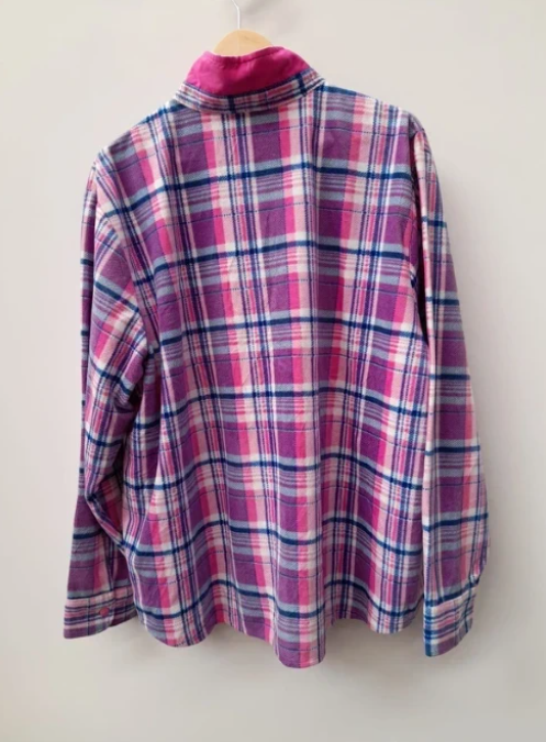 Riders by Lee microfleece Long sleeve shirt, pink and blue ,XXXL image 3