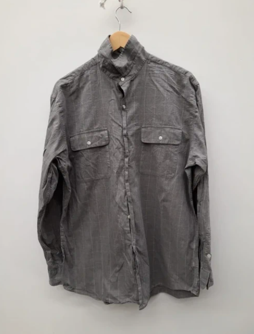 Polo by Ralph Lauren Grey Check Cotton Shirt Large image 2