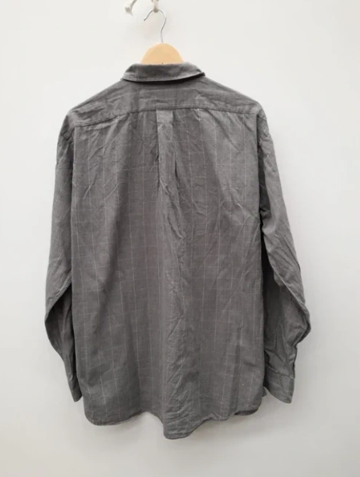 Polo by Ralph Lauren Grey Check Cotton Shirt Large image 3