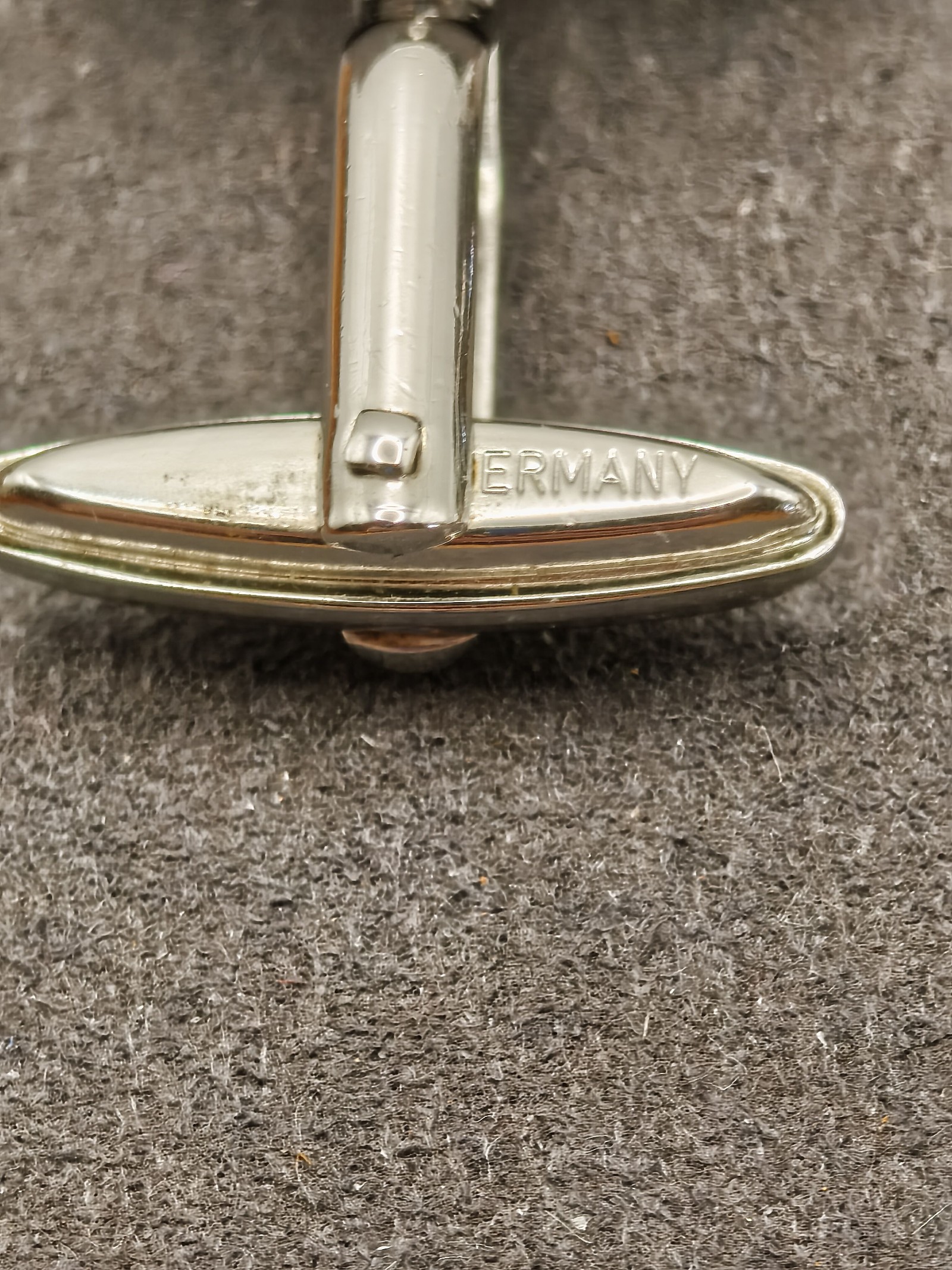 Christian Dior Men Silver & Gold Tone Logo Cufflinks image 8