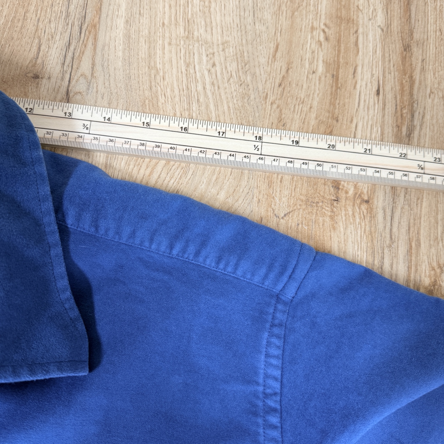 Charles Tyrwhitt Overshirt Shacket Men's L Cobalt Blue Heavy Cotton image 5