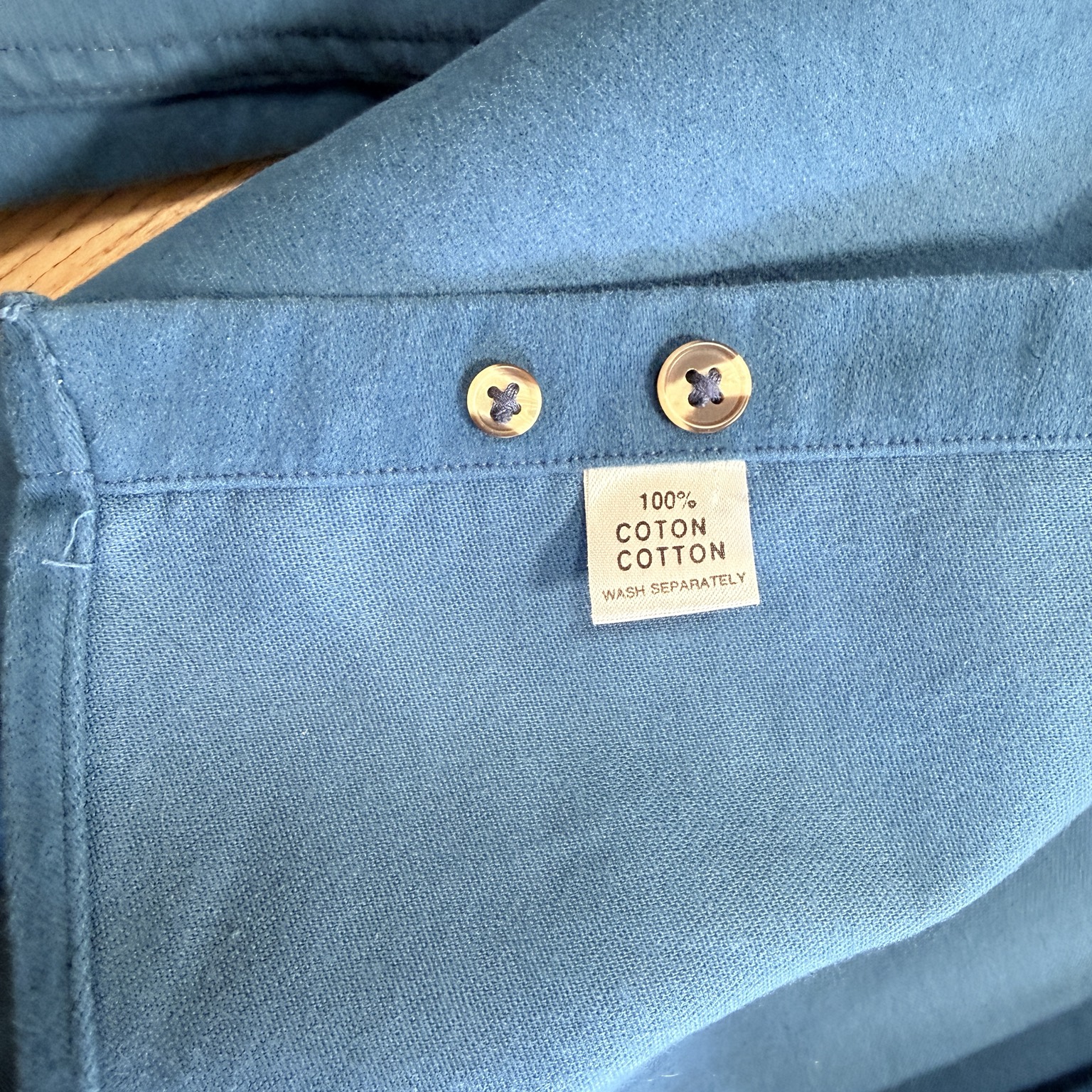 Charles Tyrwhitt Overshirt Shacket Men's L Cobalt Blue Heavy Cotton image 8