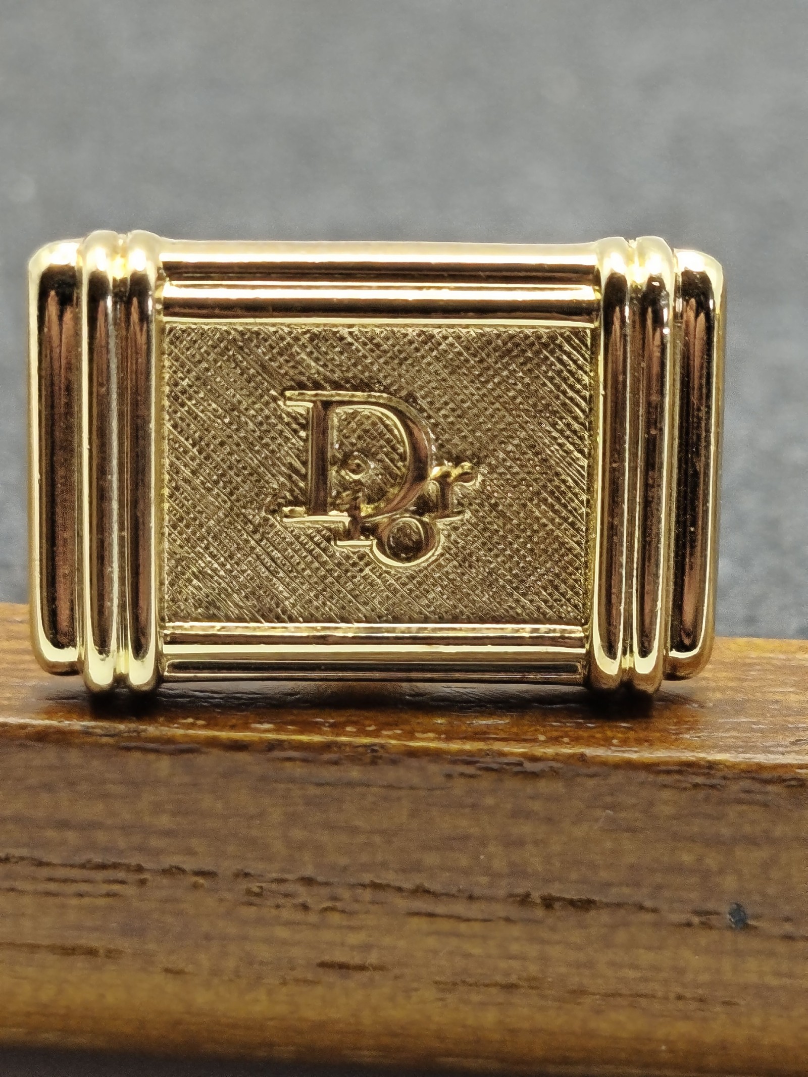 Christian Dior Gold Tone Tie Clip & Cufflinks Set Men's Other image 6