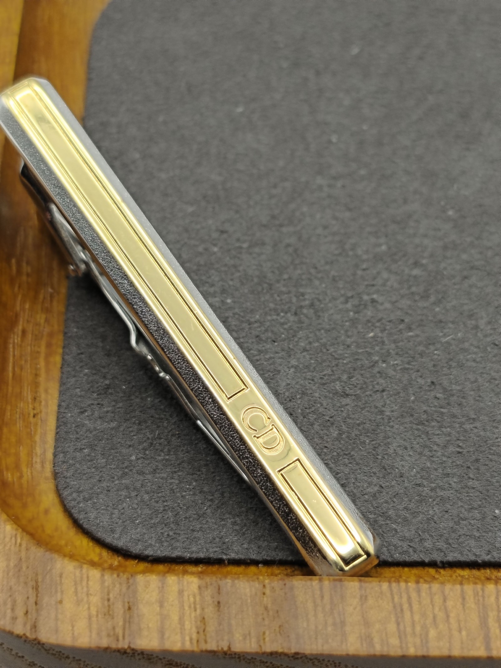 Christian Dior Gold & Silver Tone Tie Clip Men Other image 4