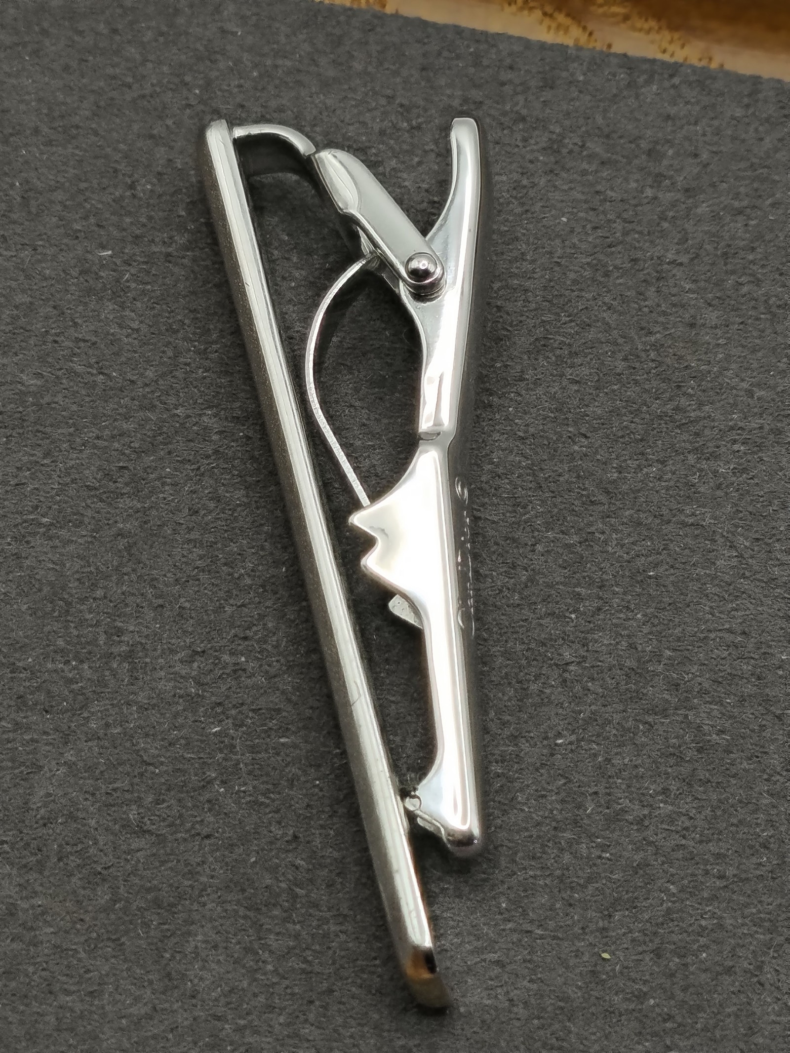 Christian Dior Gold & Silver Tone Tie Clip Men Other image 8