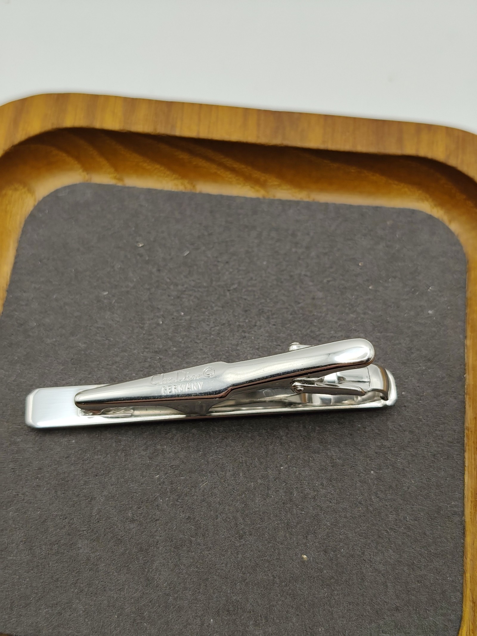 Christian Dior Gold & Silver Tone Tie Clip Men Other image 9