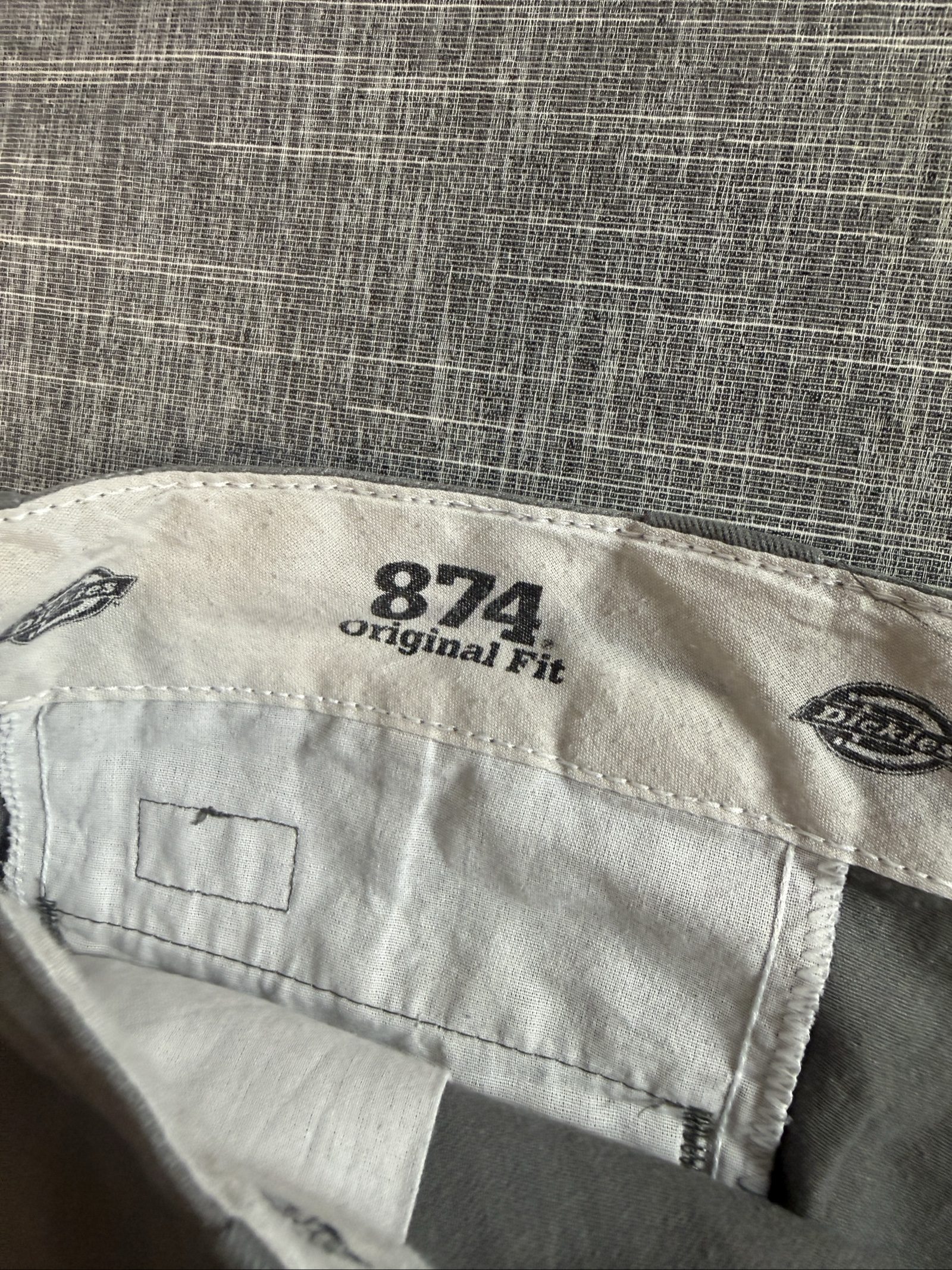 Dickies 874 Men’s Original Fit Work Trousers W42 L32 Grey Flex image 3