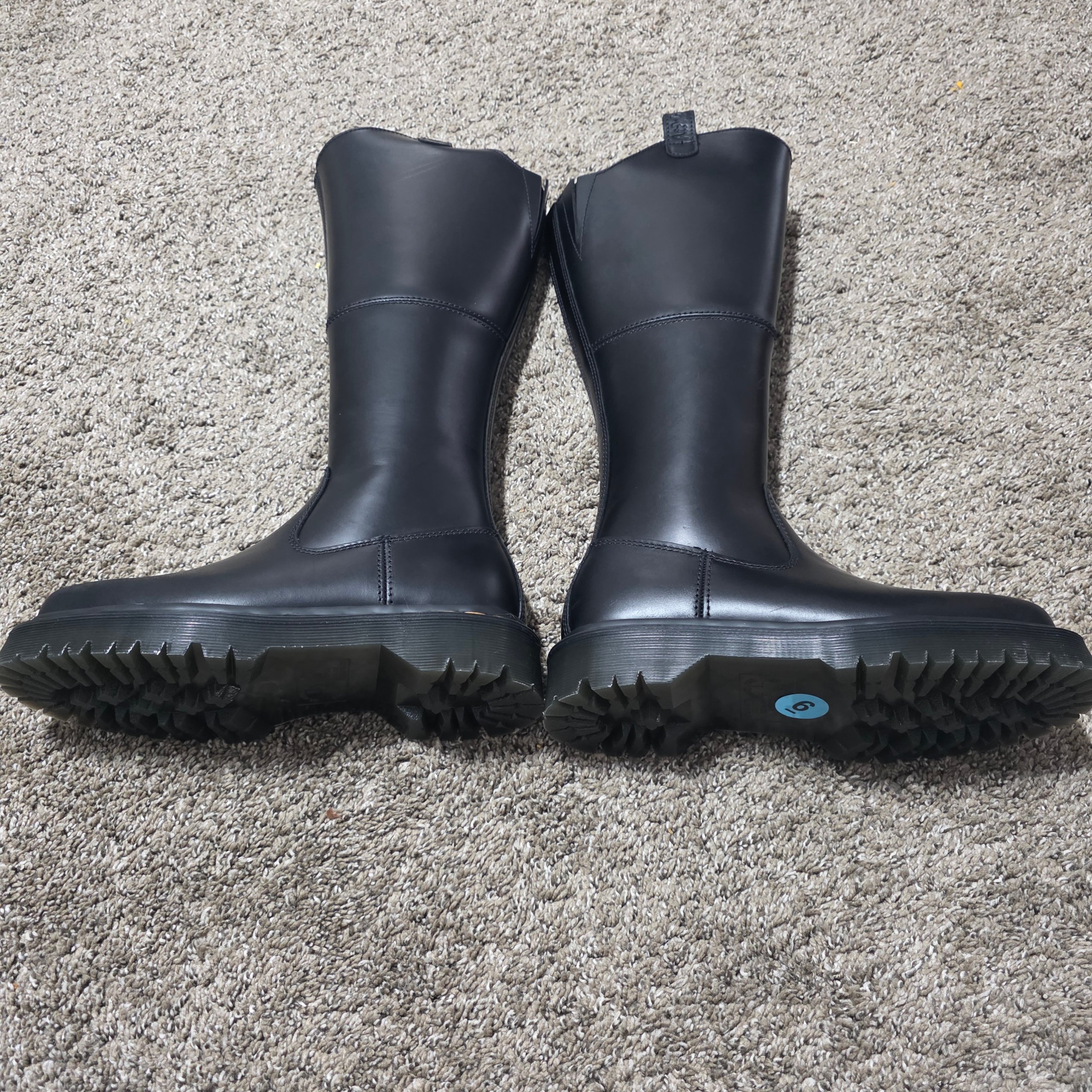 Dr. Martens Amaayah Hi Women's Size 6 Black 31947001 Leather Knee High Boots image 8