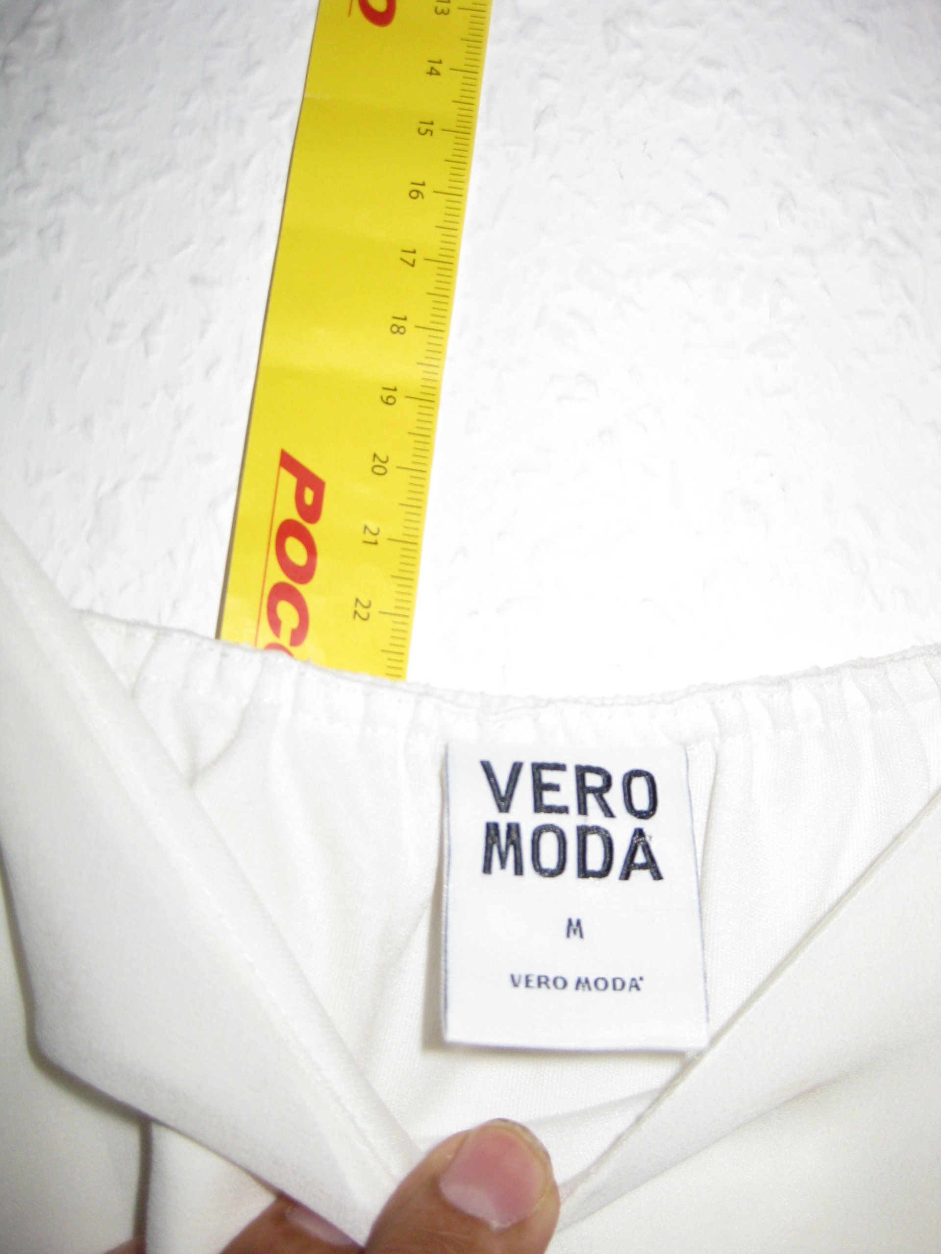 Vero Moda White Lace Hem Cami Top Medium 3108 image 4