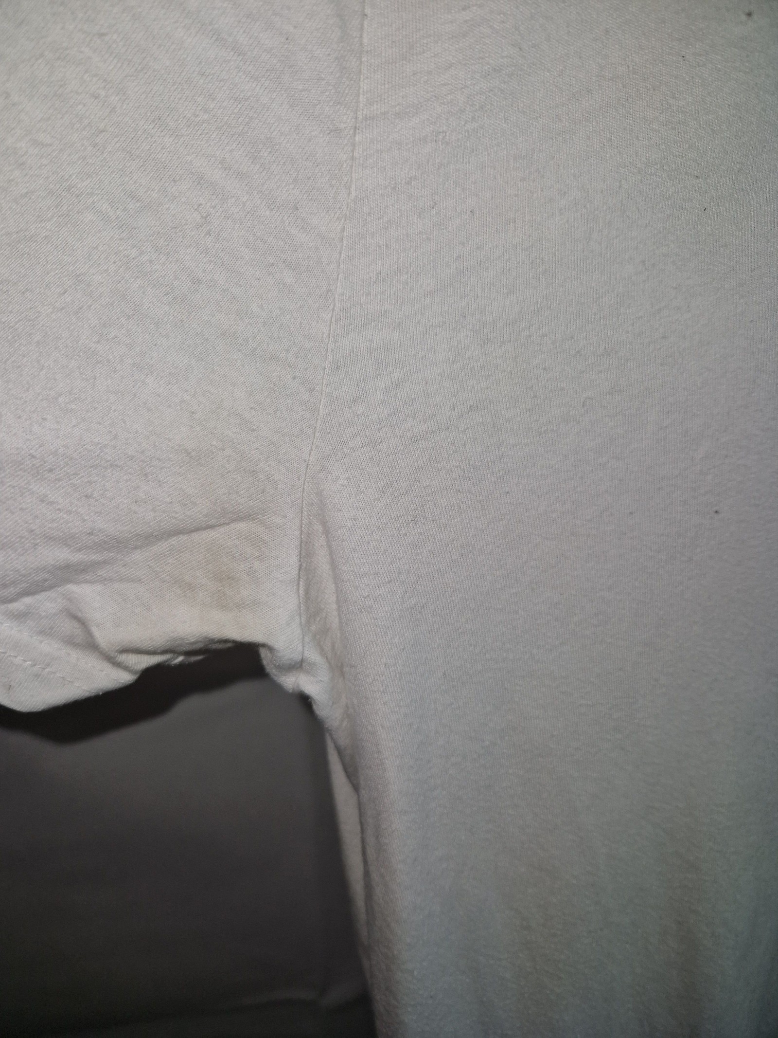 Hollister White Cotton Henley T-Shirt Small with Button Placket