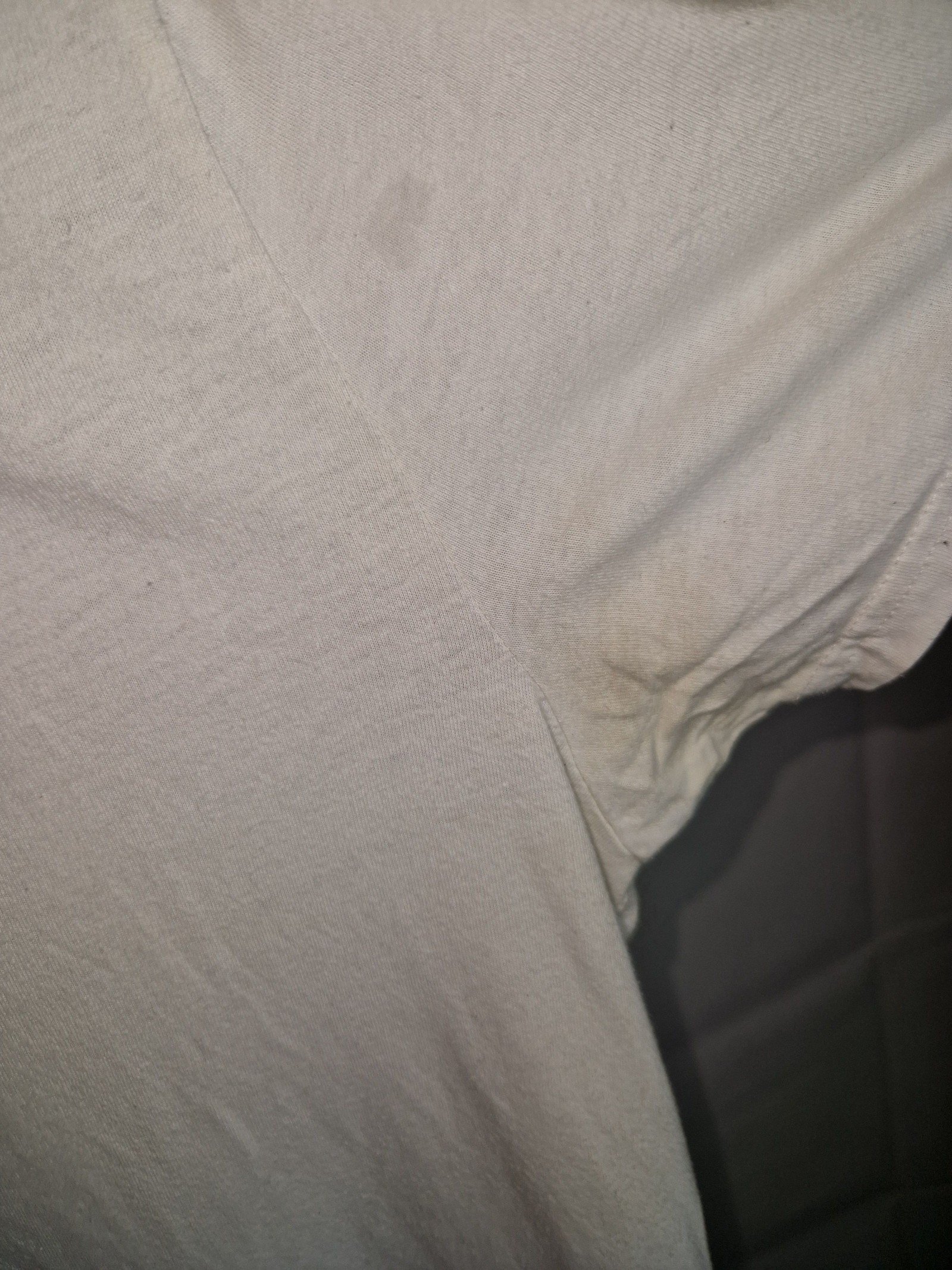 Hollister White Cotton Henley T-Shirt Small with Button Placket image 2