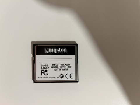 Kingston 4GB Compact Flash Memory Card image 3