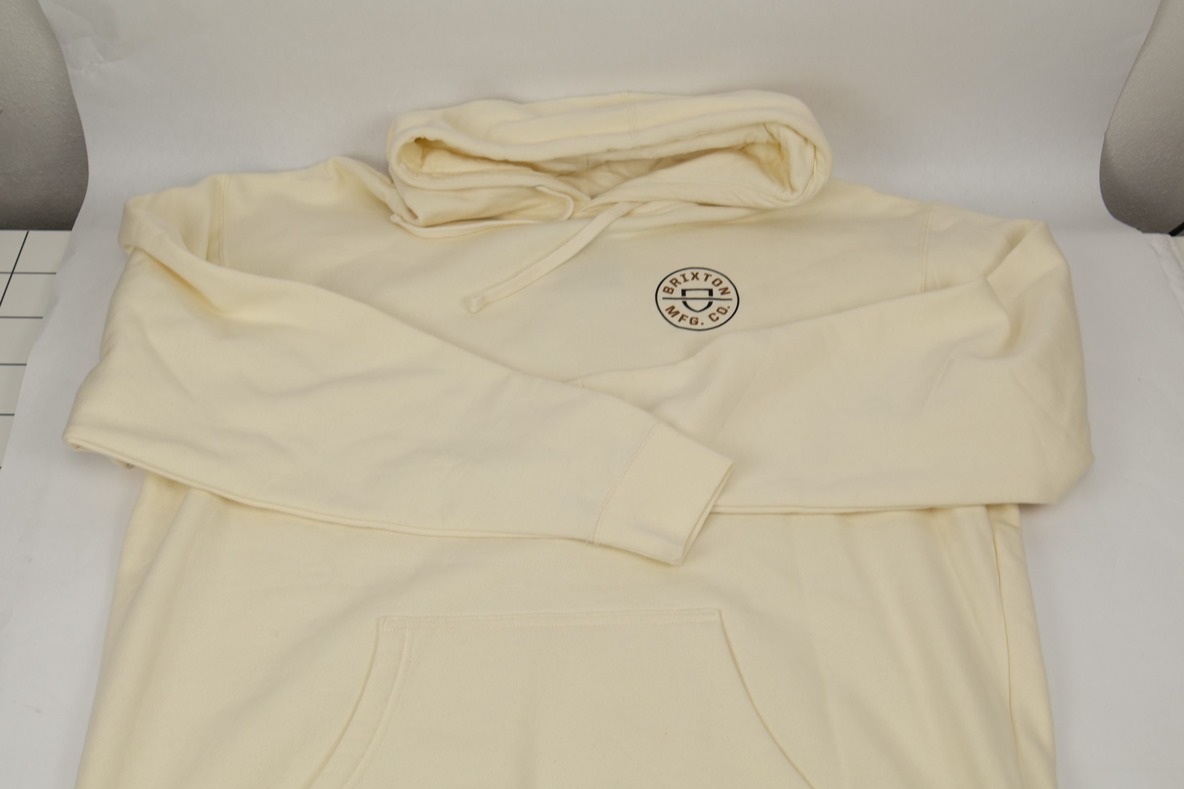 Brixton Cream Hoodie XXL Soft Cotton Blend image 3