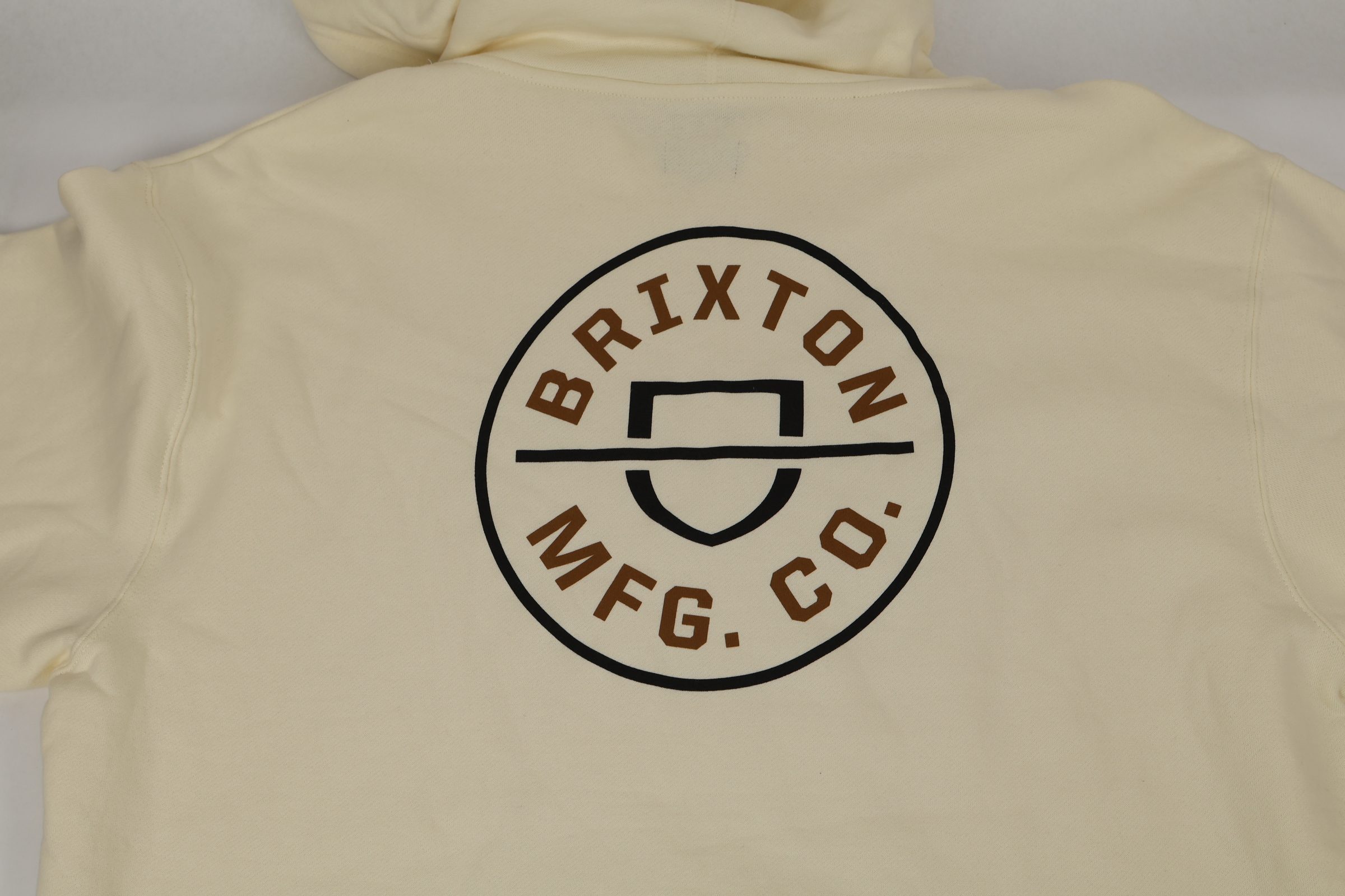 Brixton Cream Hoodie XXL Soft Cotton Blend image 6