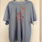 Paper Heart oversized pale blue The Cocktail Club Graphic T-Shirt Size 8