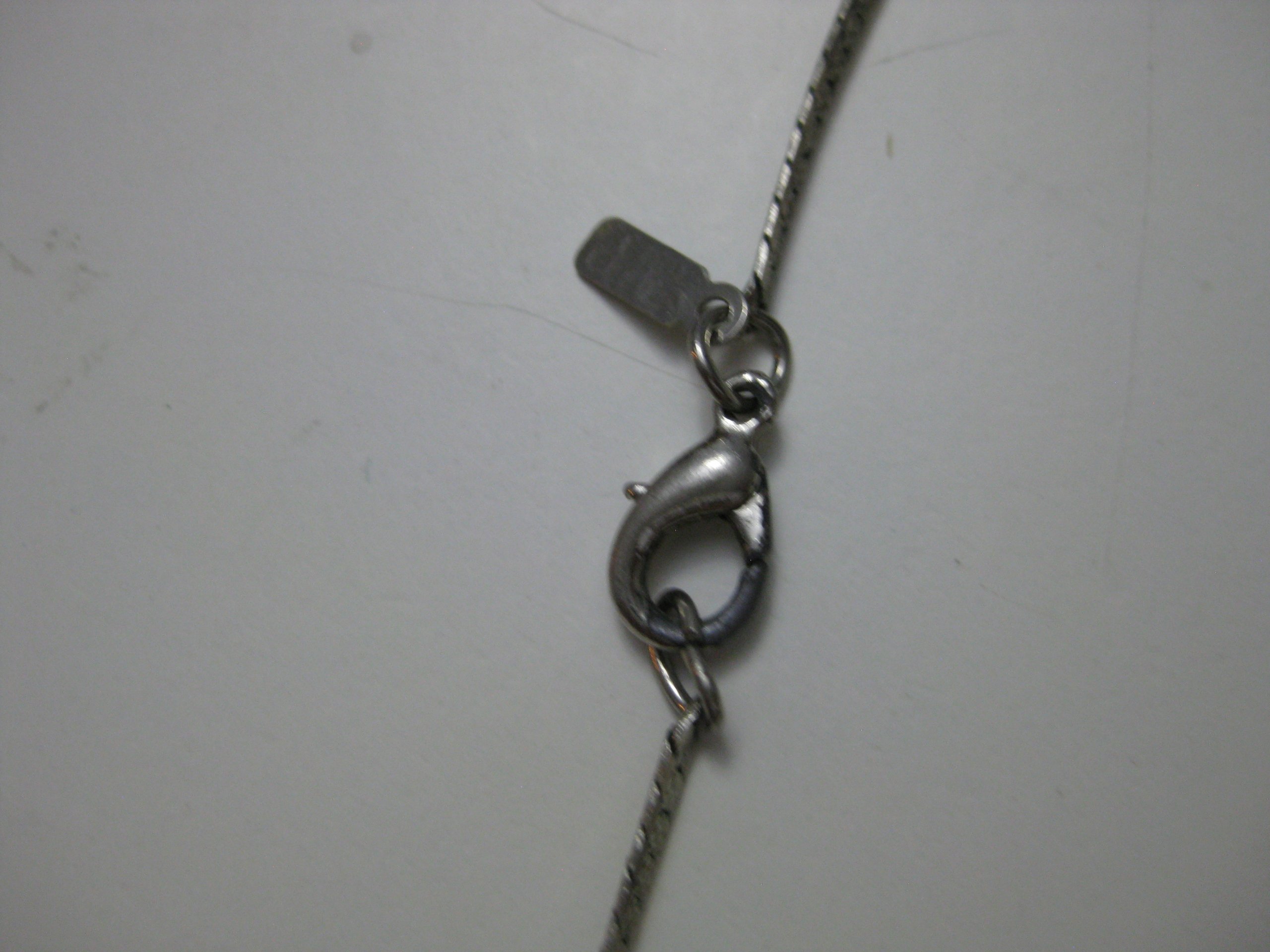 Silver Tone Necklace, Length 44 cm image 3