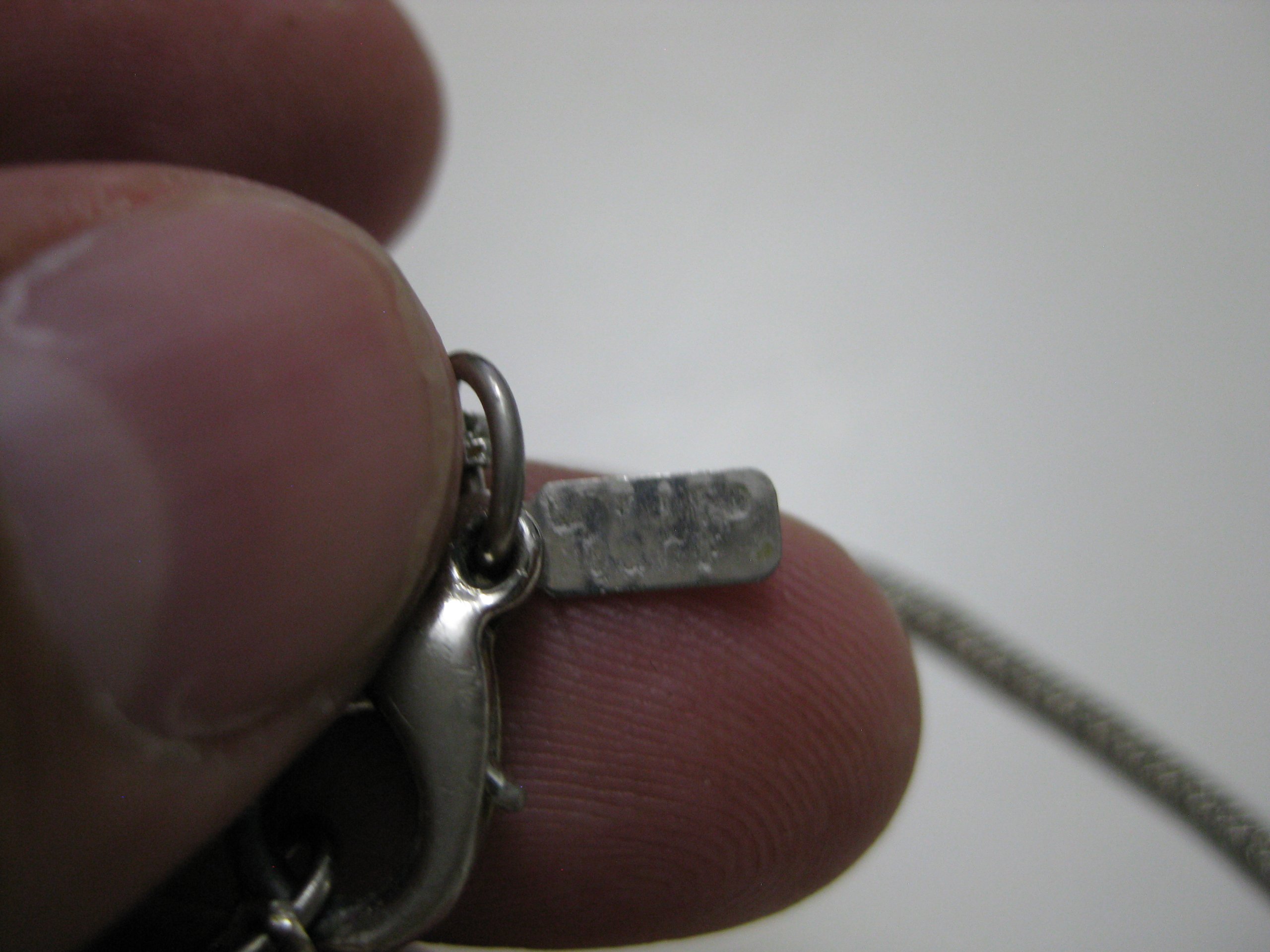 Silver Tone Necklace, Length 44 cm image 4