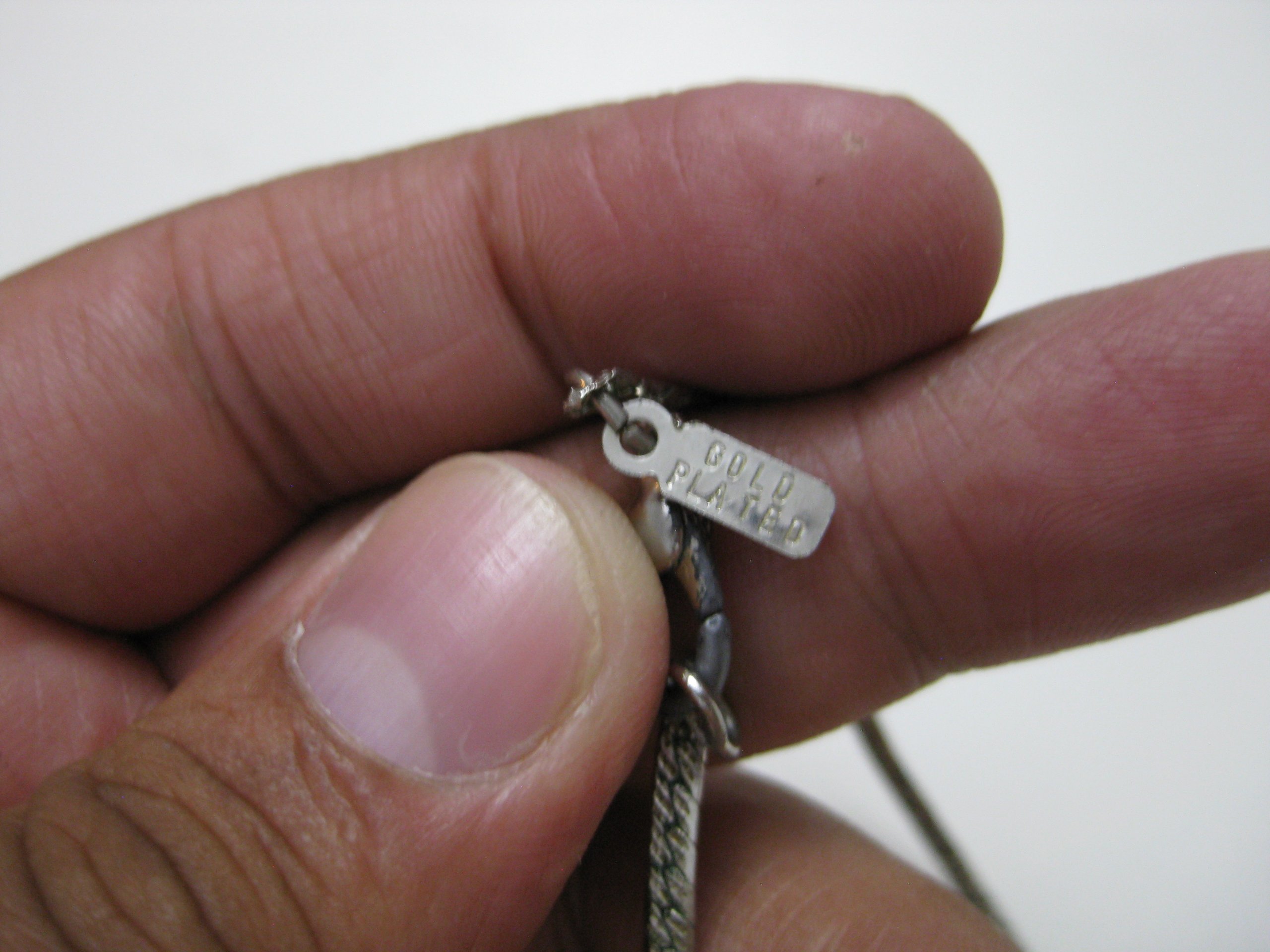 Silver Tone Necklace, Length 44 cm image 7