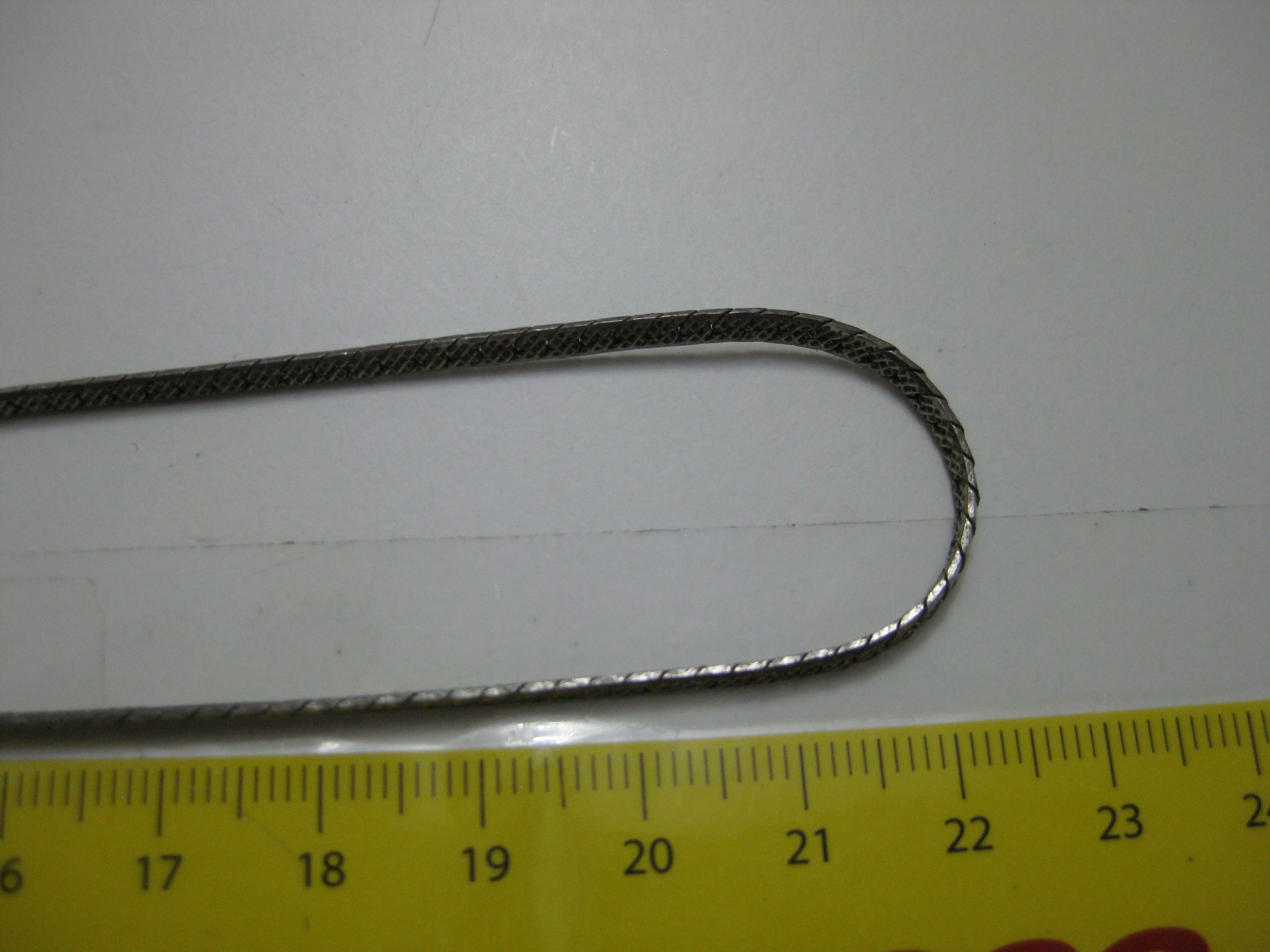 Silver Tone Necklace, Length 44 cm image 8