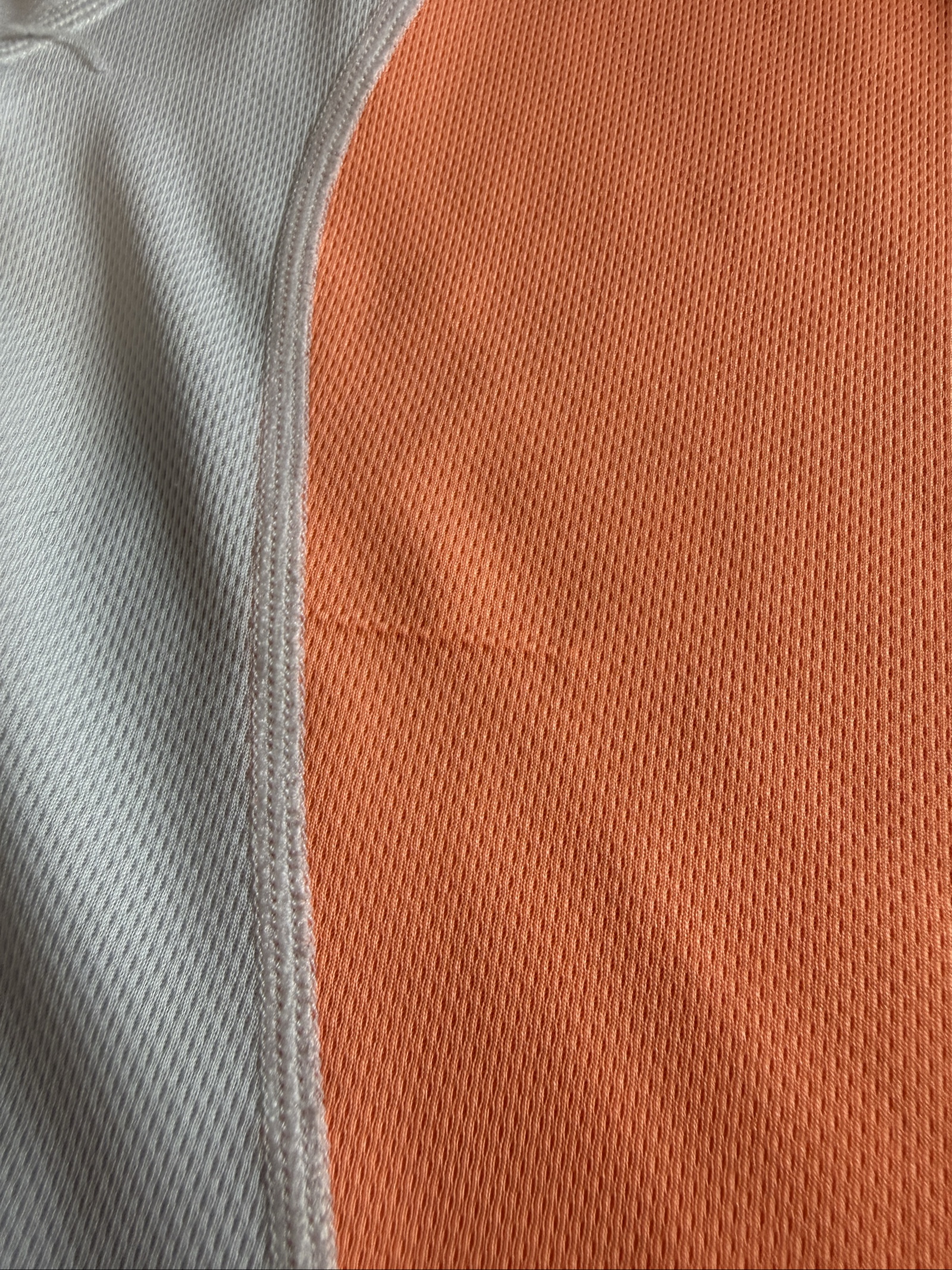 Nike Women’s Orange & White Dri-FIT Running Top Medium image 3