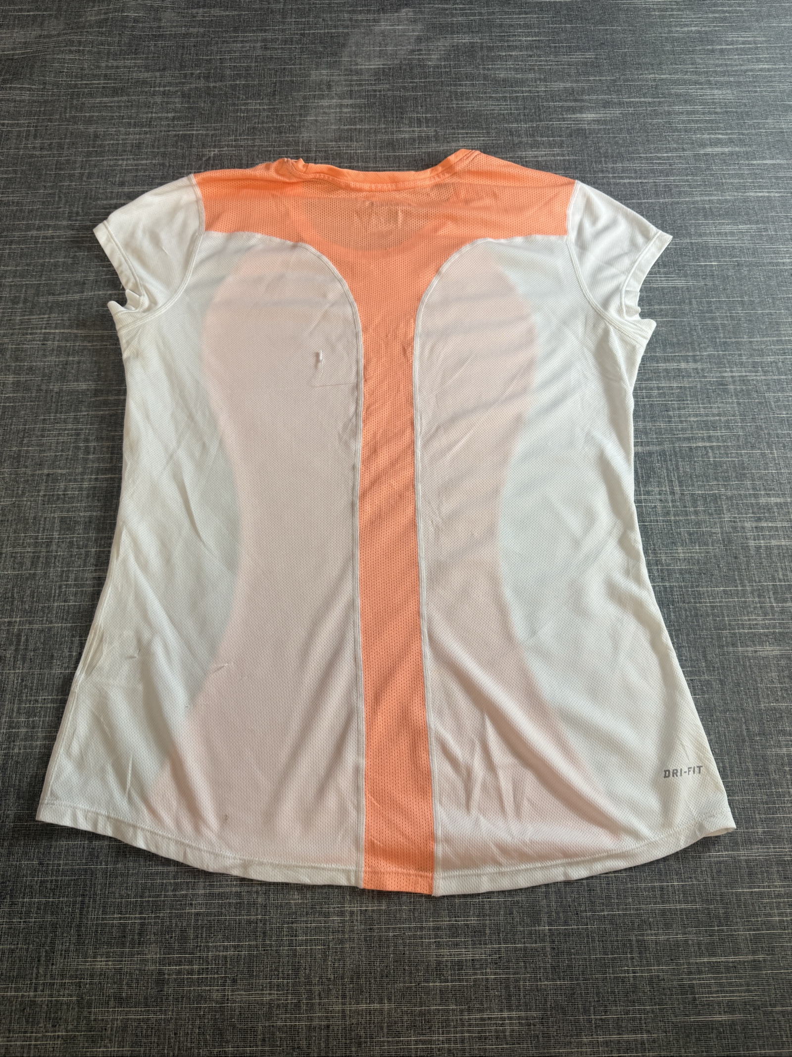 Nike Women’s Orange & White Dri-FIT Running Top Medium image 5