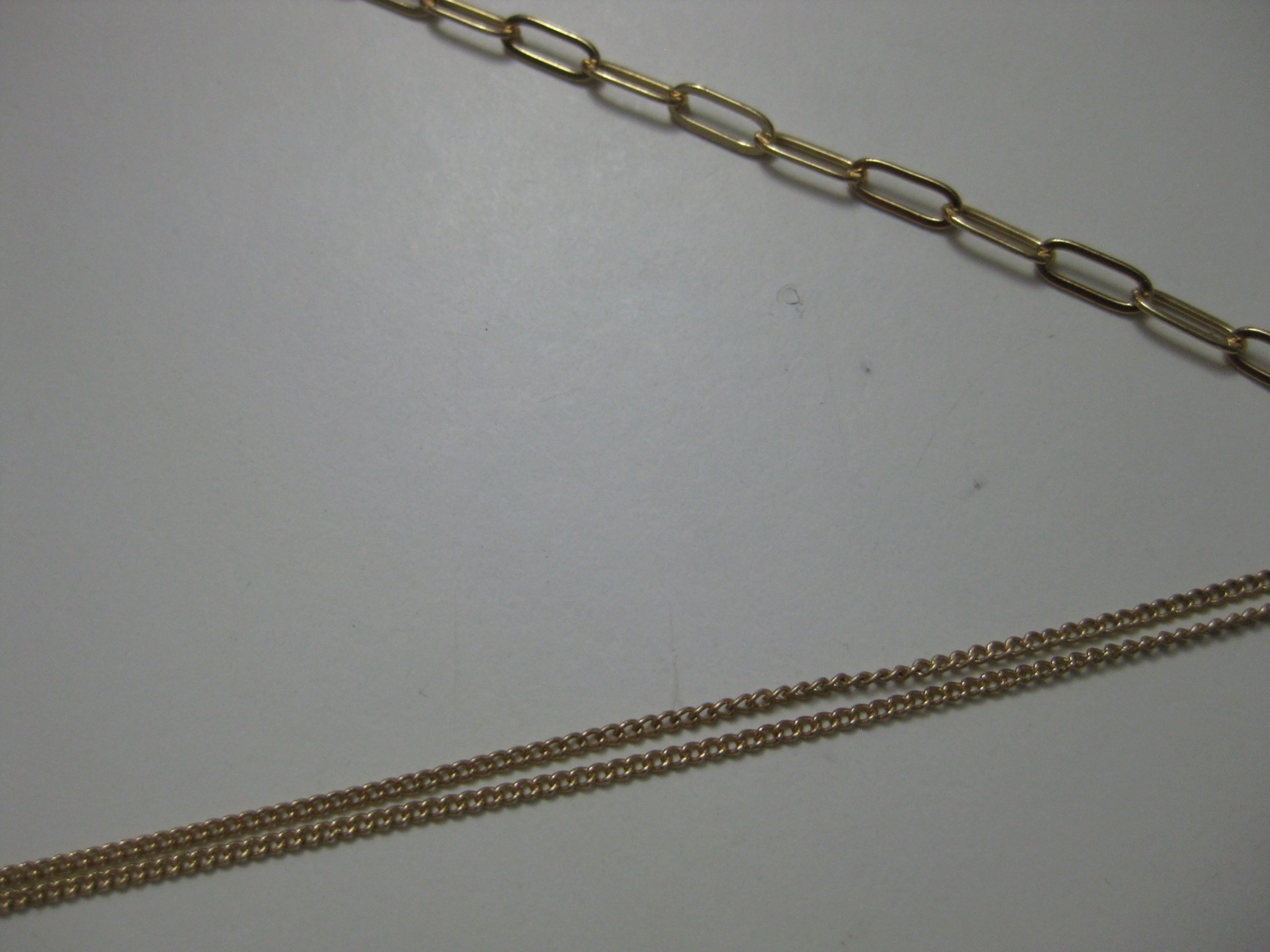 Gold Tone Heart Toggle Clasp Necklace image 4