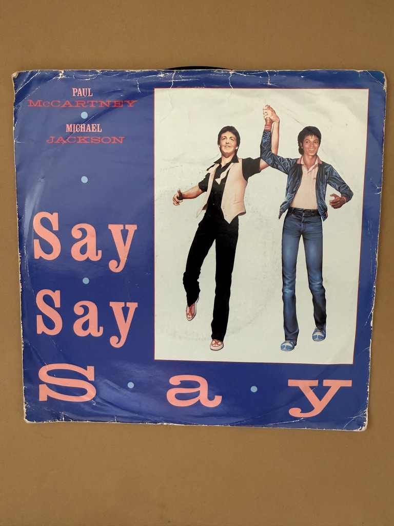 Paul McCartney & Michael Jackson Say Say Say Vinyl Single 7" 45RPM