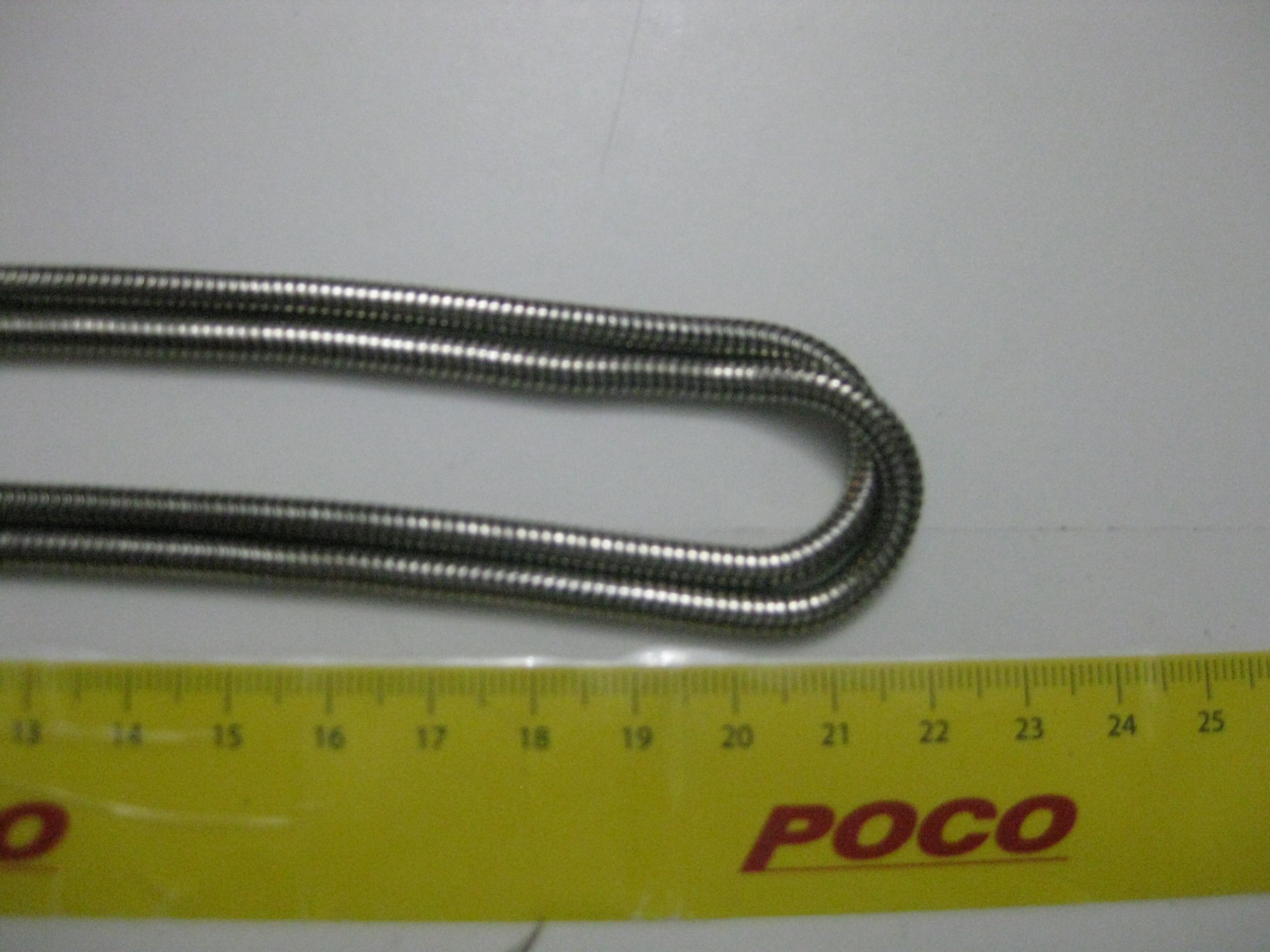 Silver Tone Metal Snake Chain Necklace Unisex image 7