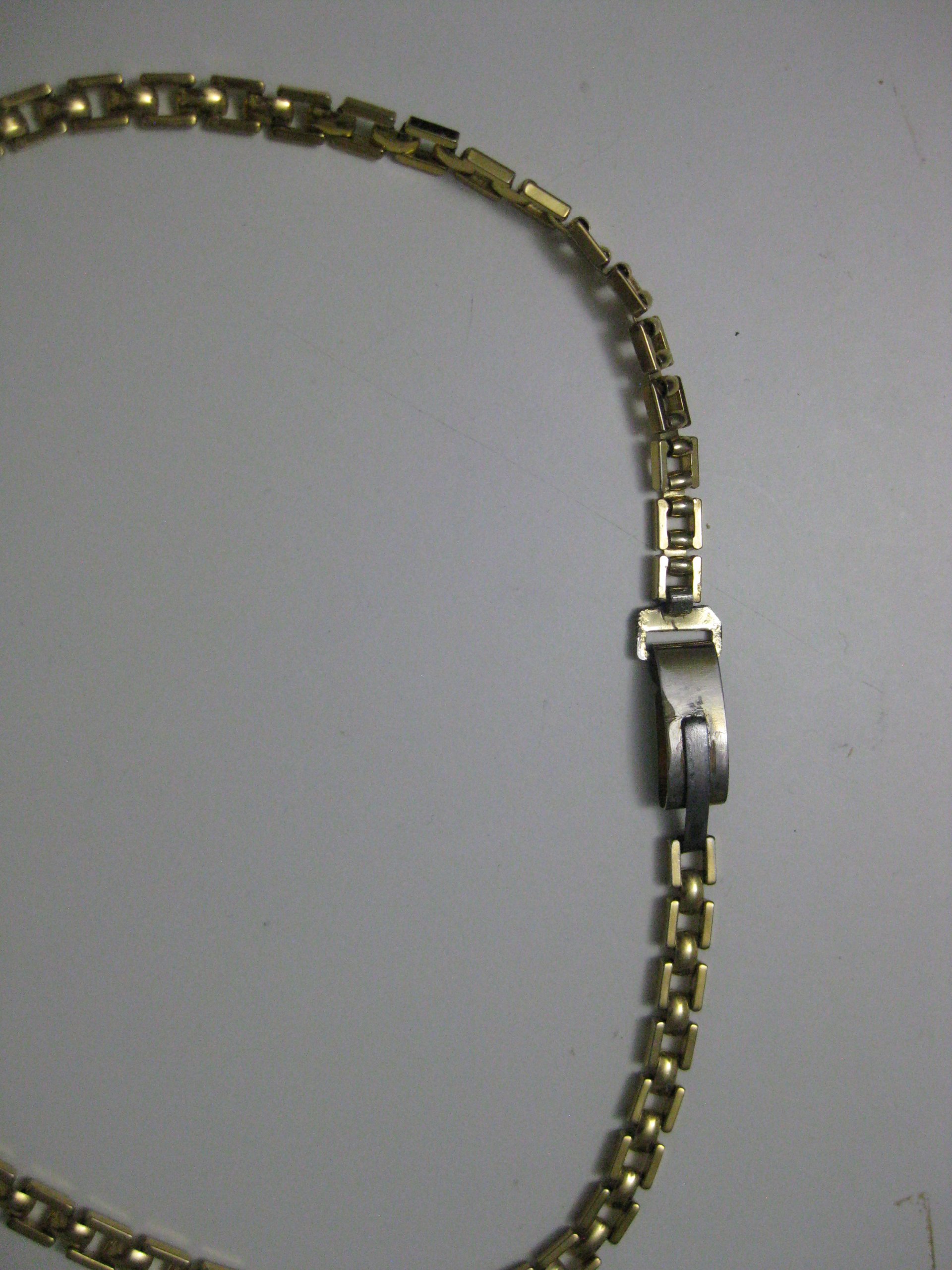 Gold Tone Multi-Coloured Stone Elegant Women's Necklace image 7