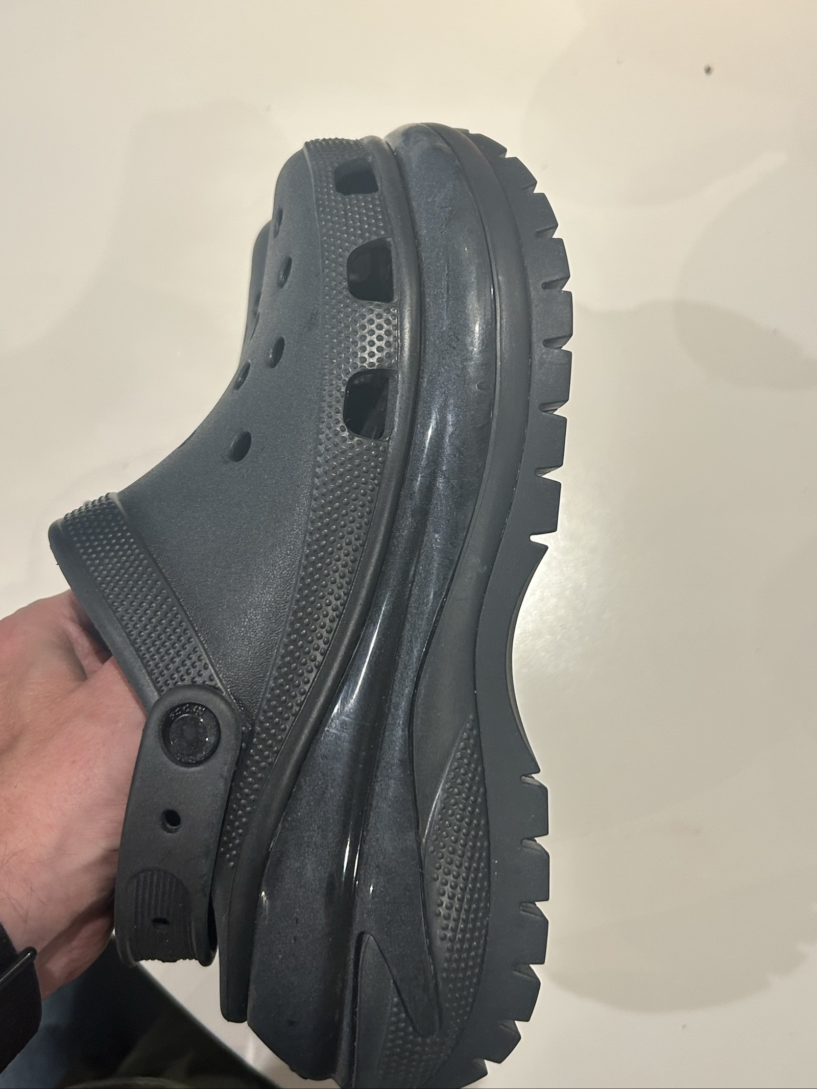 Crocs Black Classic Clog Shoes US 7 / US W 9 Comfortable Lightweight image 2