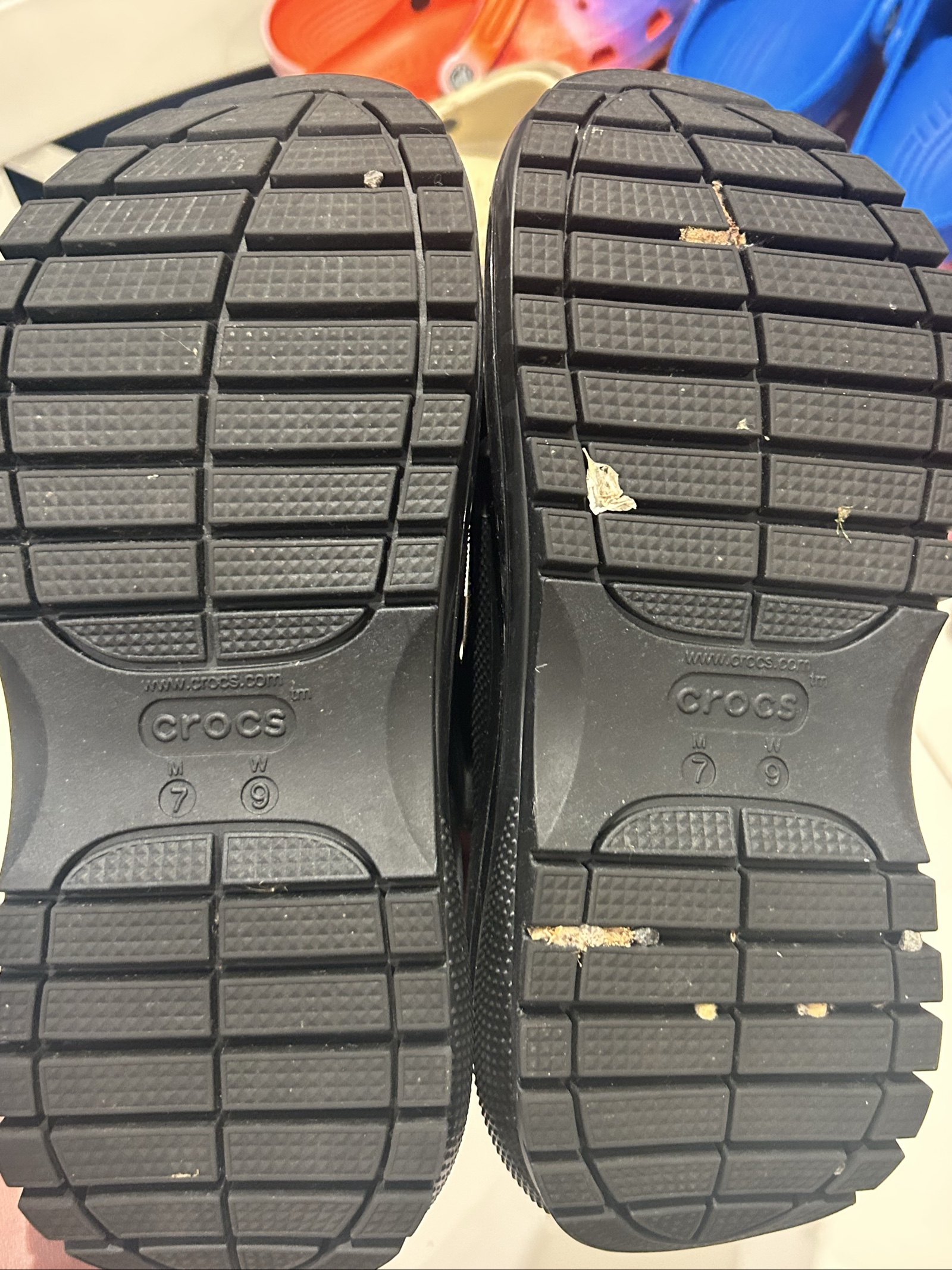 Crocs Black Classic Clog Shoes US 7 / US W 9 Comfortable Lightweight image 3
