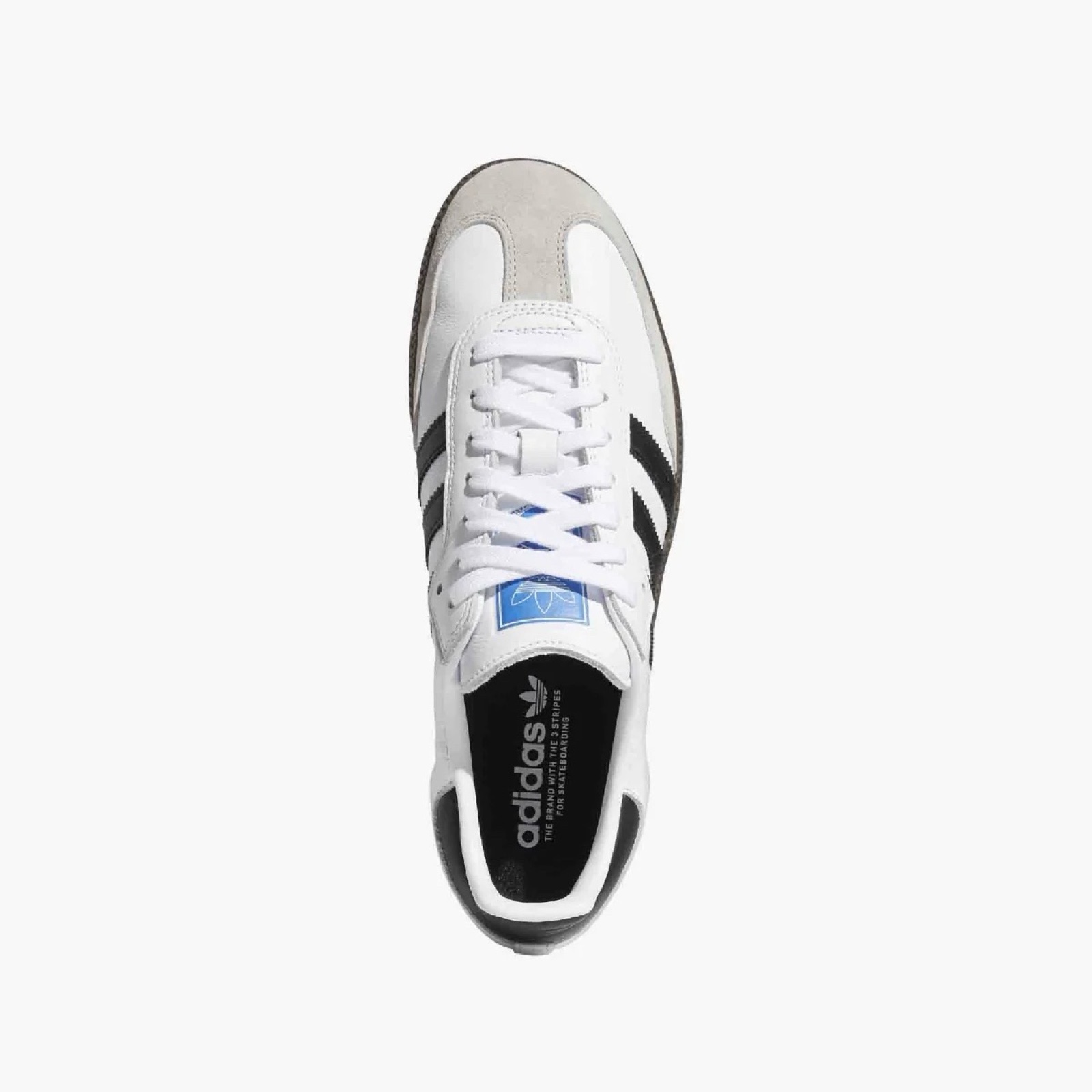 Adidas Samba Adv Mens 8 US Cloud White Core Black Gum image 4