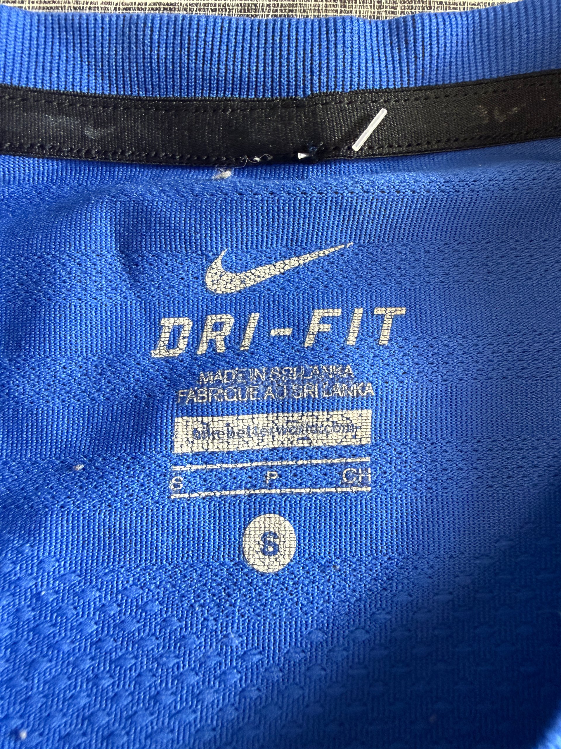 Nike Men’s Dri-Fit Training T-Shirt Small Blue Lightweight Athletic image 2