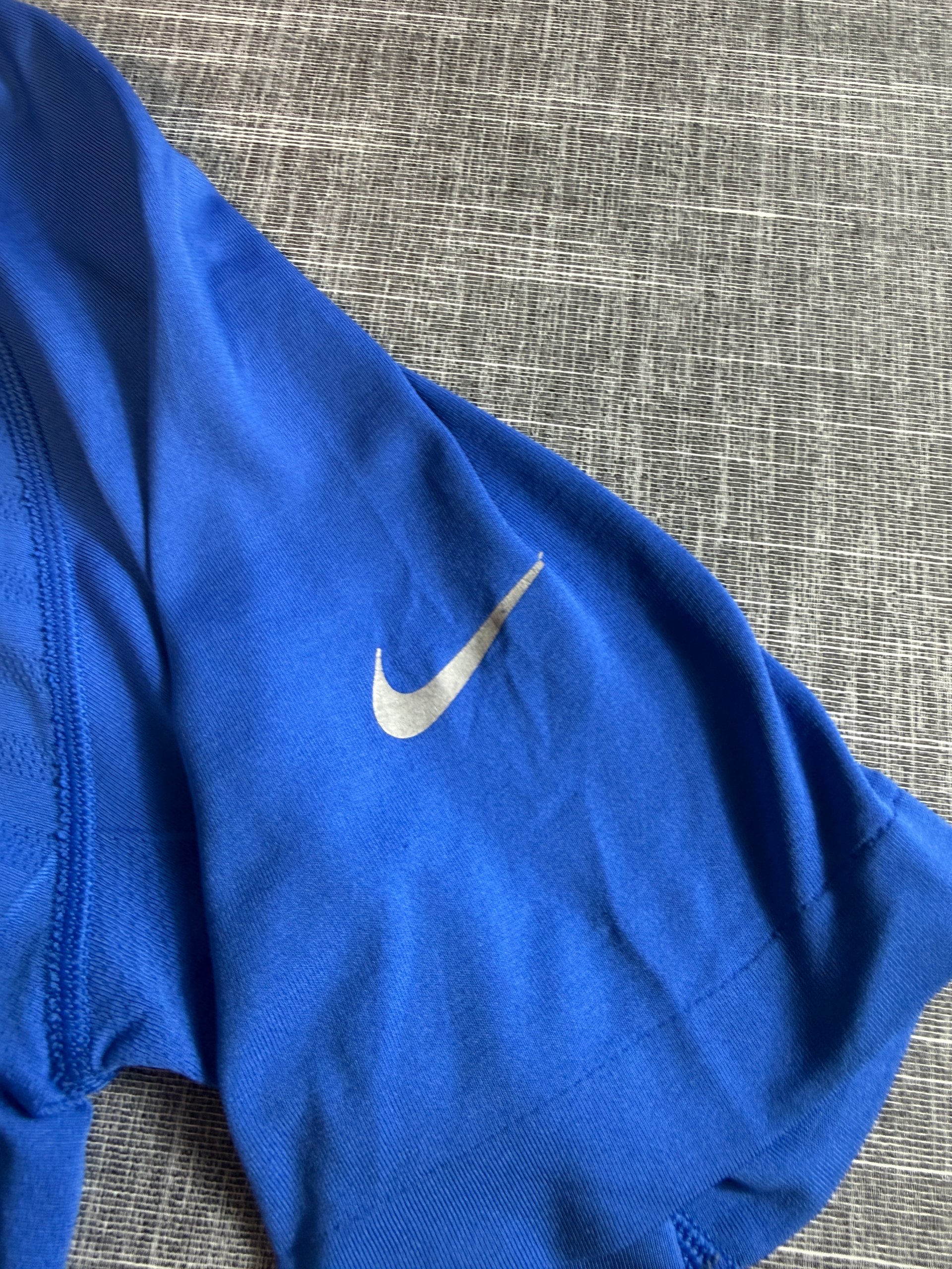 Nike Men’s Dri-Fit Training T-Shirt Small Blue Lightweight Athletic image 3