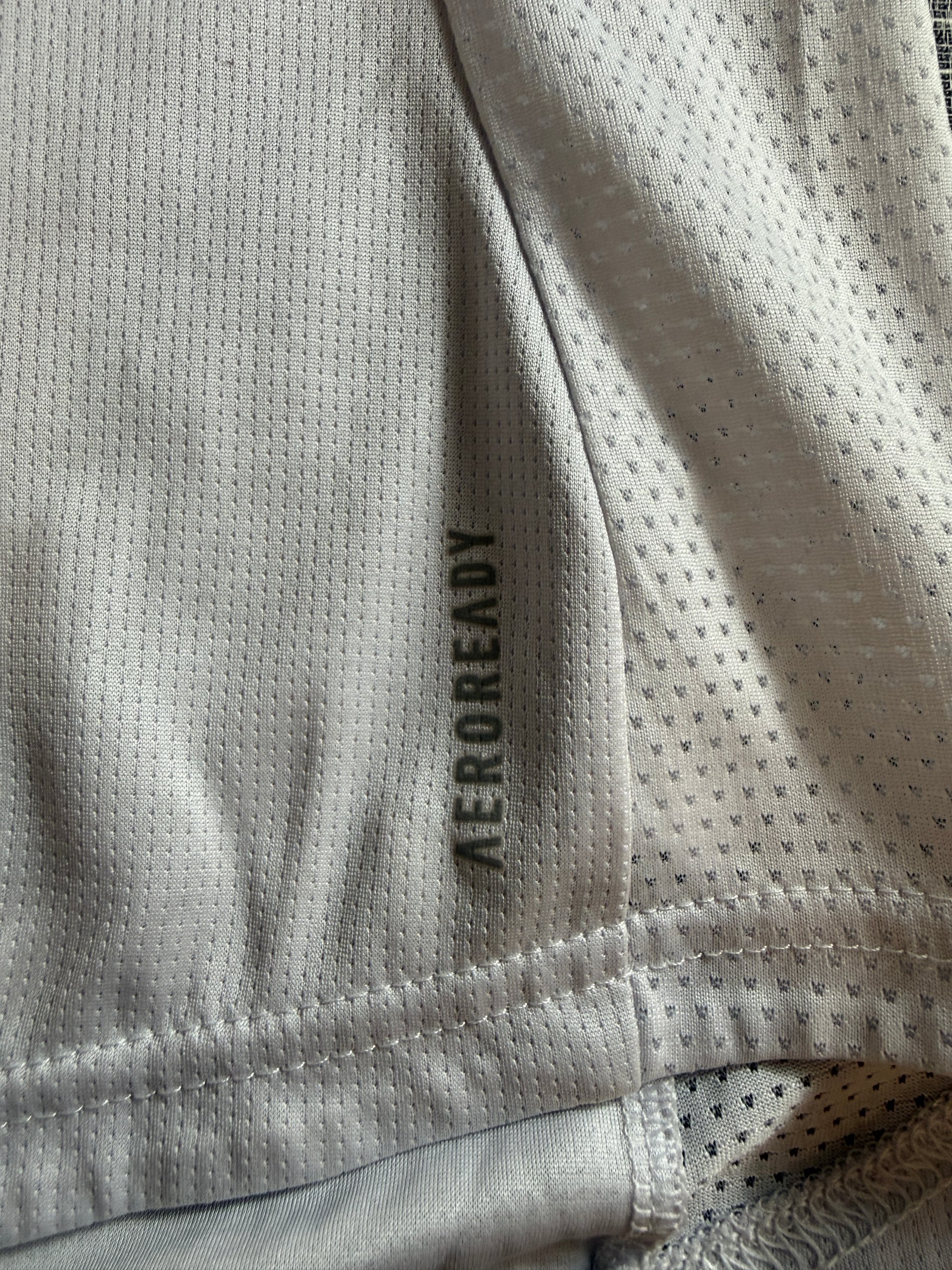 Adidas Men's Running Aeroready T-Shirt Large White Breathable image 3
