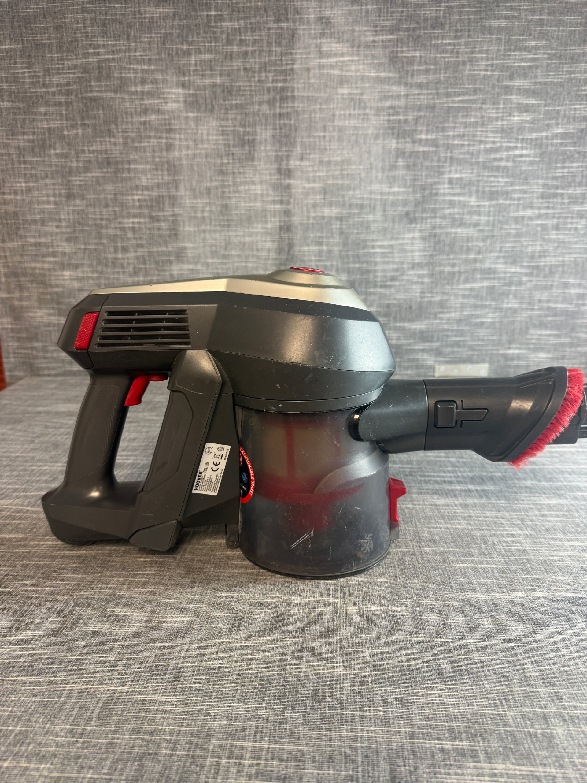 Hoover H-FREE 100 Handheld Cyclonic Vacuum Cleaner Black Red image 7