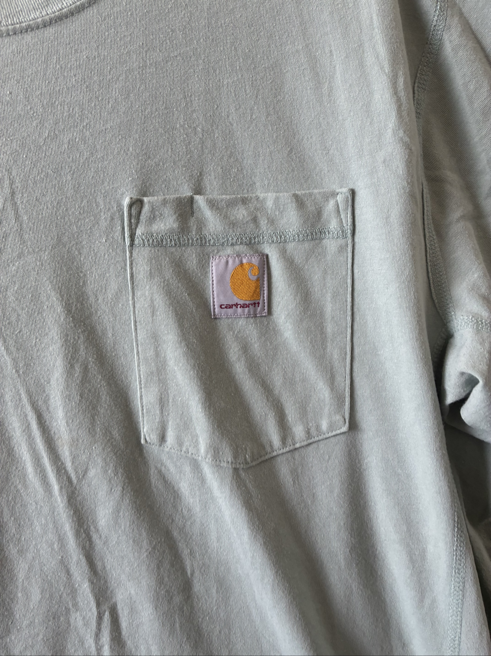 Carhartt Light Green Force Pocket T-Shirt Large Relaxed Fit image 2