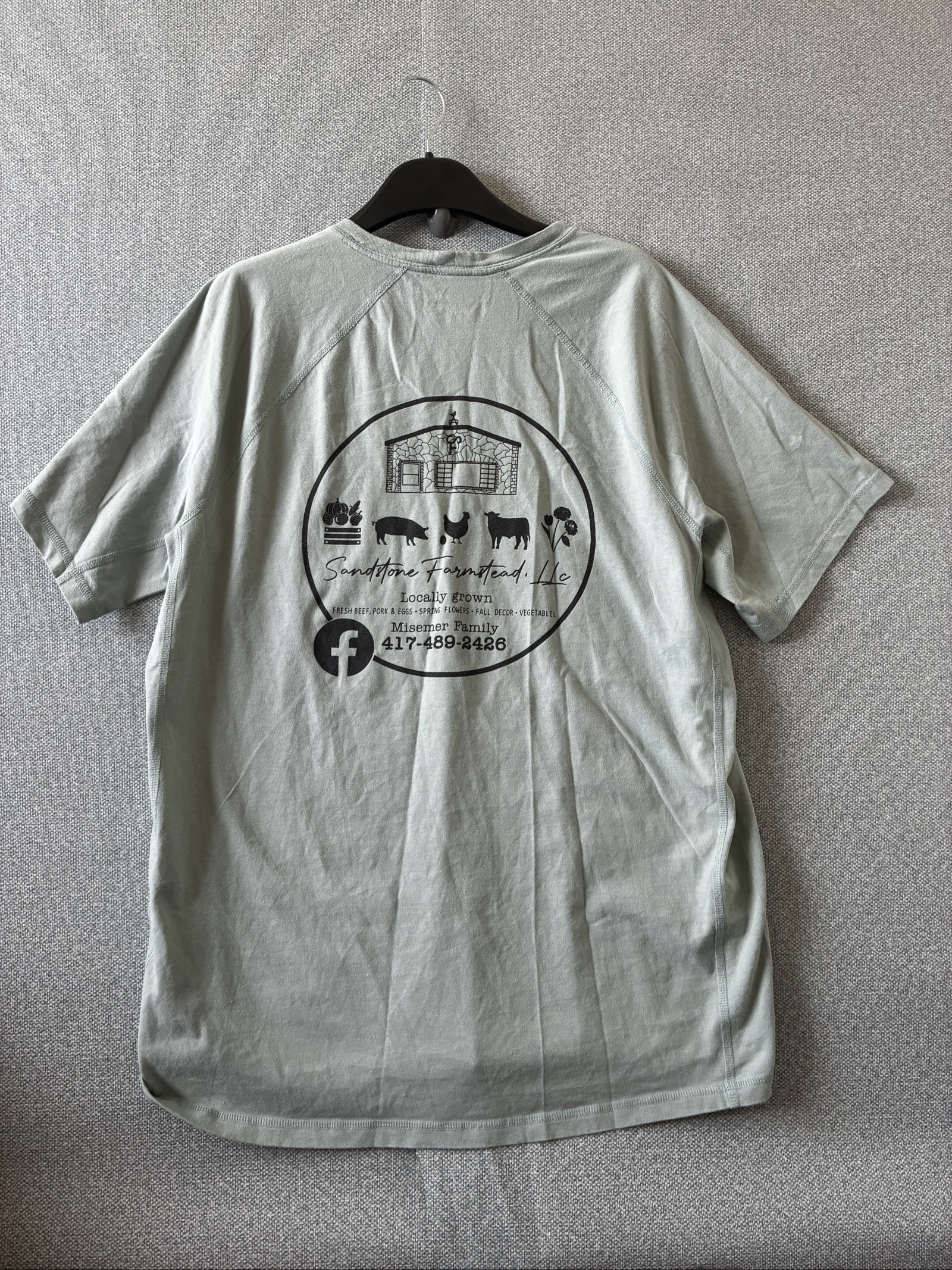 Carhartt Light Green Force Pocket T-Shirt Large Relaxed Fit image 7