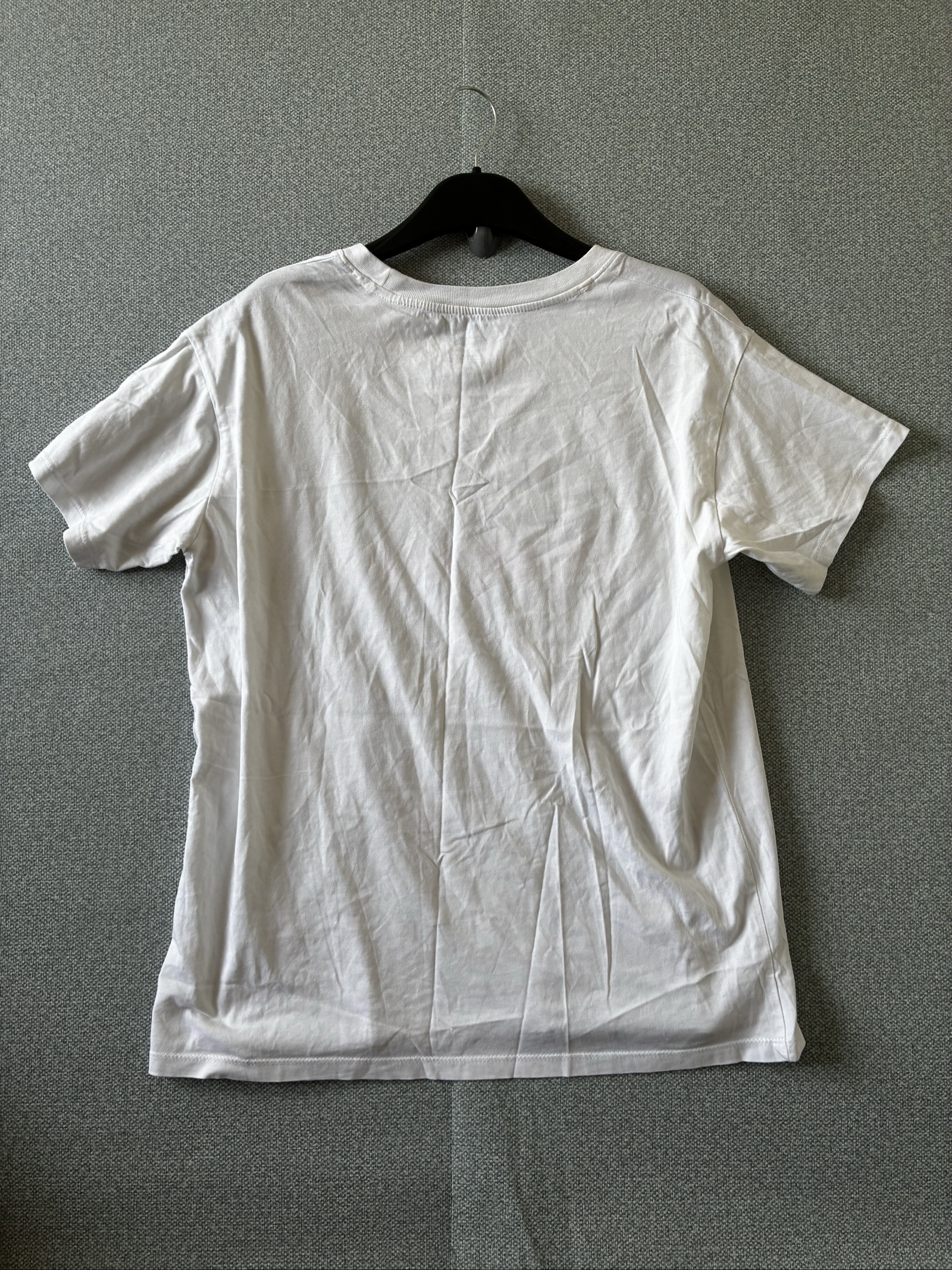 Levi's White Graphic Cotton T-Shirt XS Button Your Fly Print image 4